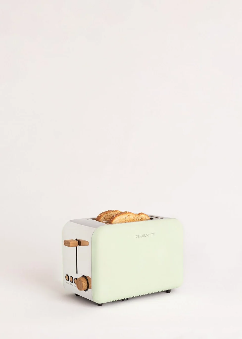CREATE/PACK TOAST RETRO + KETTLE RETRO/Tostapane e bollitore acqua verde/3 programmate di tostatura, 1,7 l