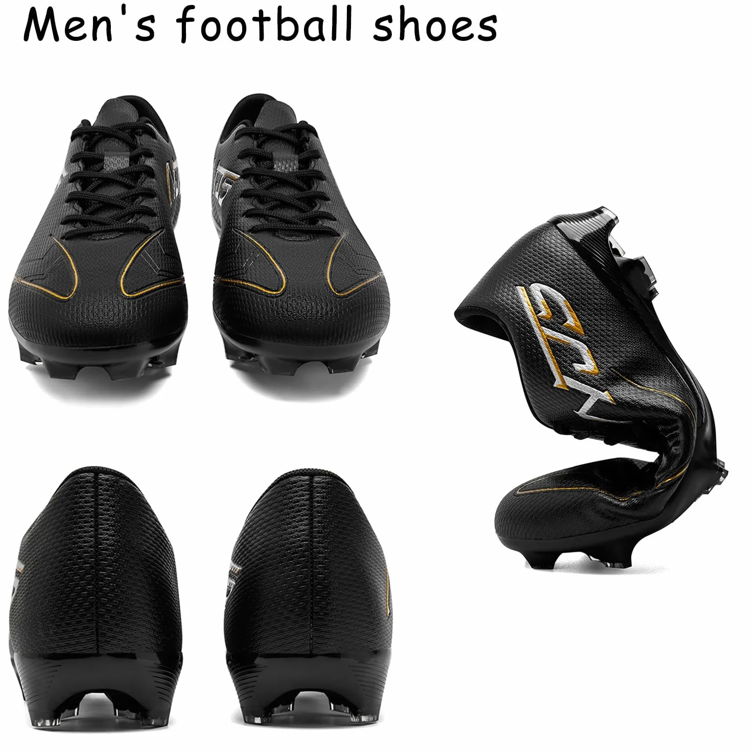 Scarpe da Calcio Uomo Teenager Training All'aperto Sportivo Scarpe da Ginnastica da Erba Scarpe da Calcio per Competizioni Professionali Leggera e Traspirante Unisex