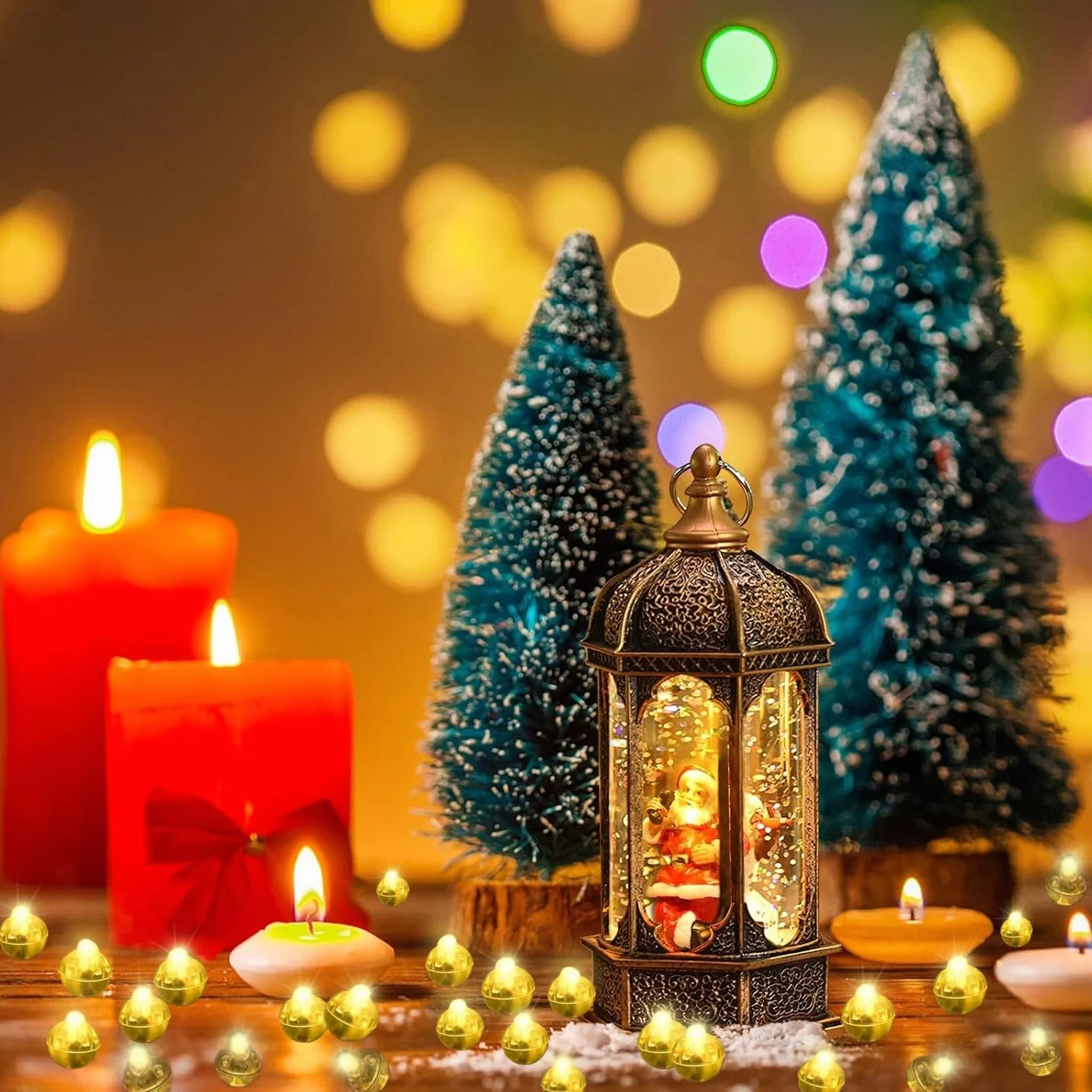 50 Pezzi Mini LED Palloncini Luci Bianco Caldo, Rotondo Lampada a Palloncino, Mini Luce LED a Batteria per Matrimonio Compleanno Halloween Festa di Natale Capodanno Decorazione