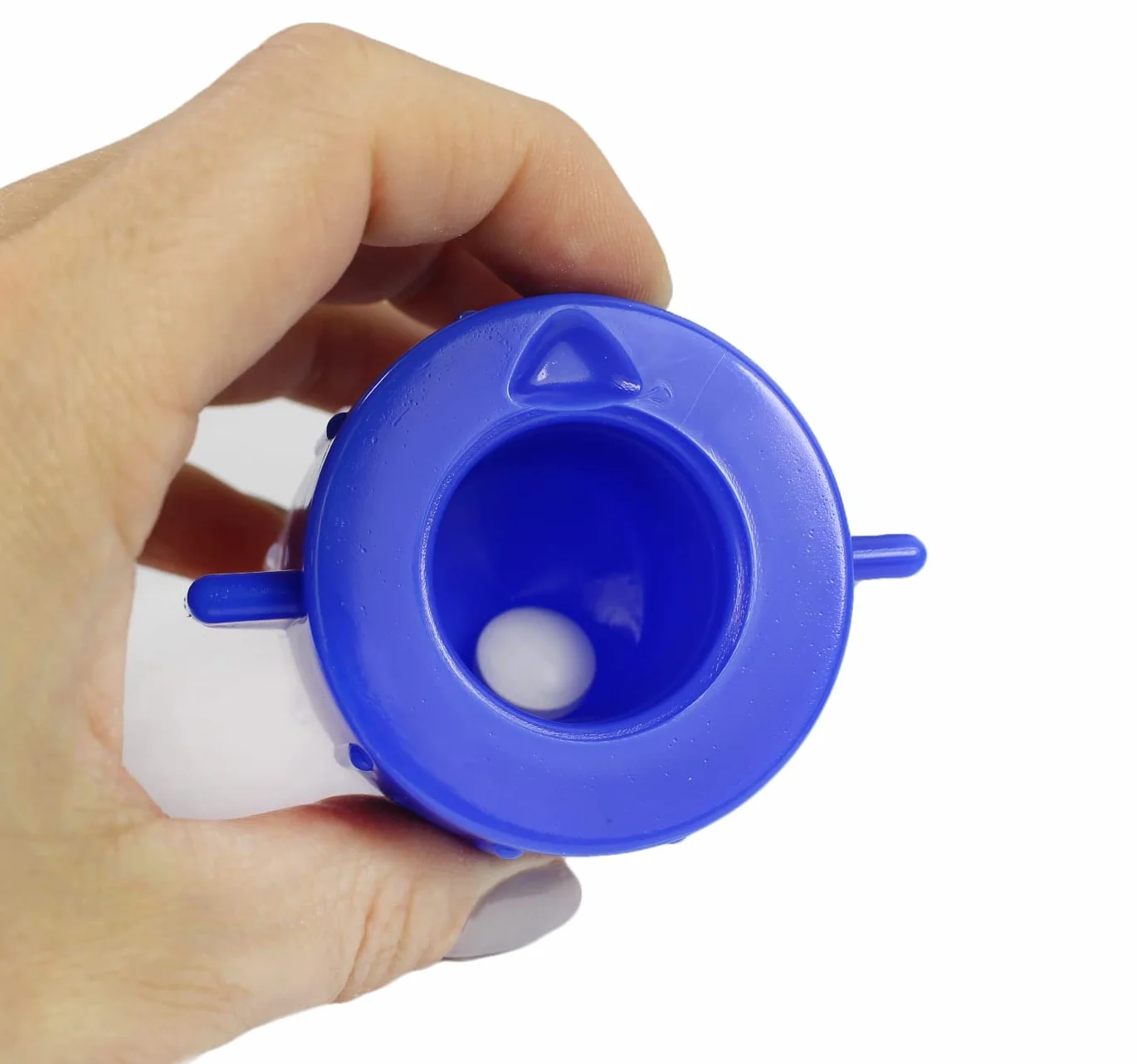 Medi-Inn Mortaio per Compresse Tablettencrusher Blu con Vano Portaoggetti