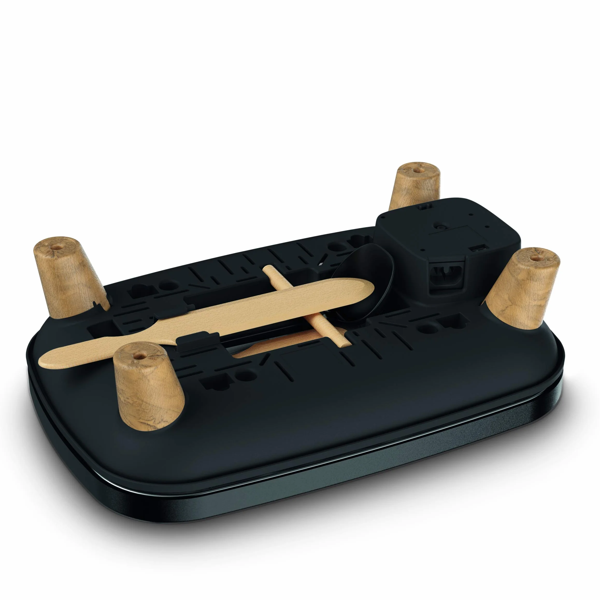 Tefal PY900D12 Gourmet Crepiere Deux plaques amovibles antiadhesives Temperature reglable Crepes Galettes Pancakes