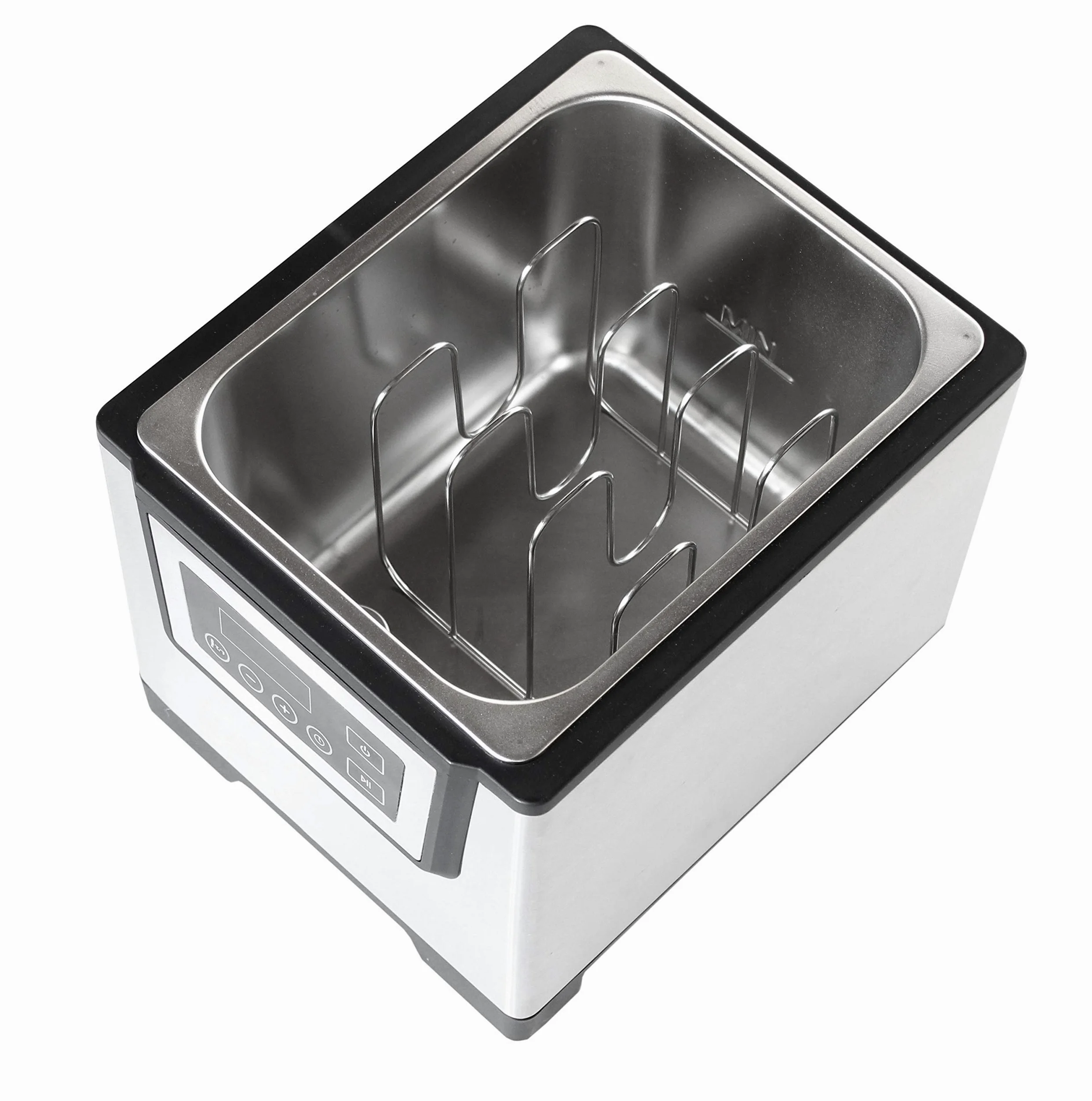 Maxxo SV06 Fornello Macchina con Sistema di Cottura Professionale Sottovuoto per Cottura Sous Vide Potenza 1200 W Volume 6 l Temperatura regolabile 25-85 C in Acciaio inossidabile