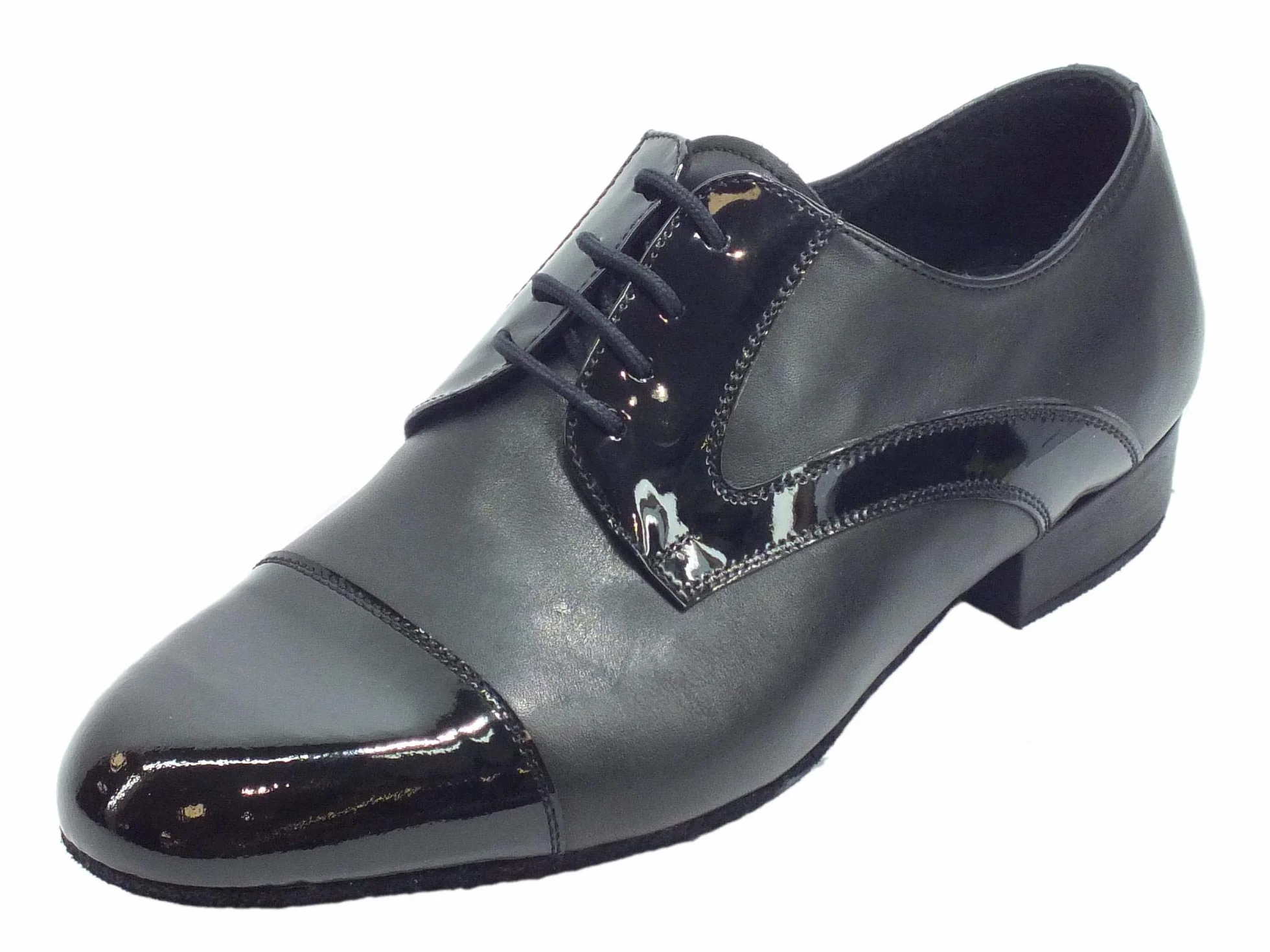 Scarpa da Ballo Uomo Nappa Verniciato Nero