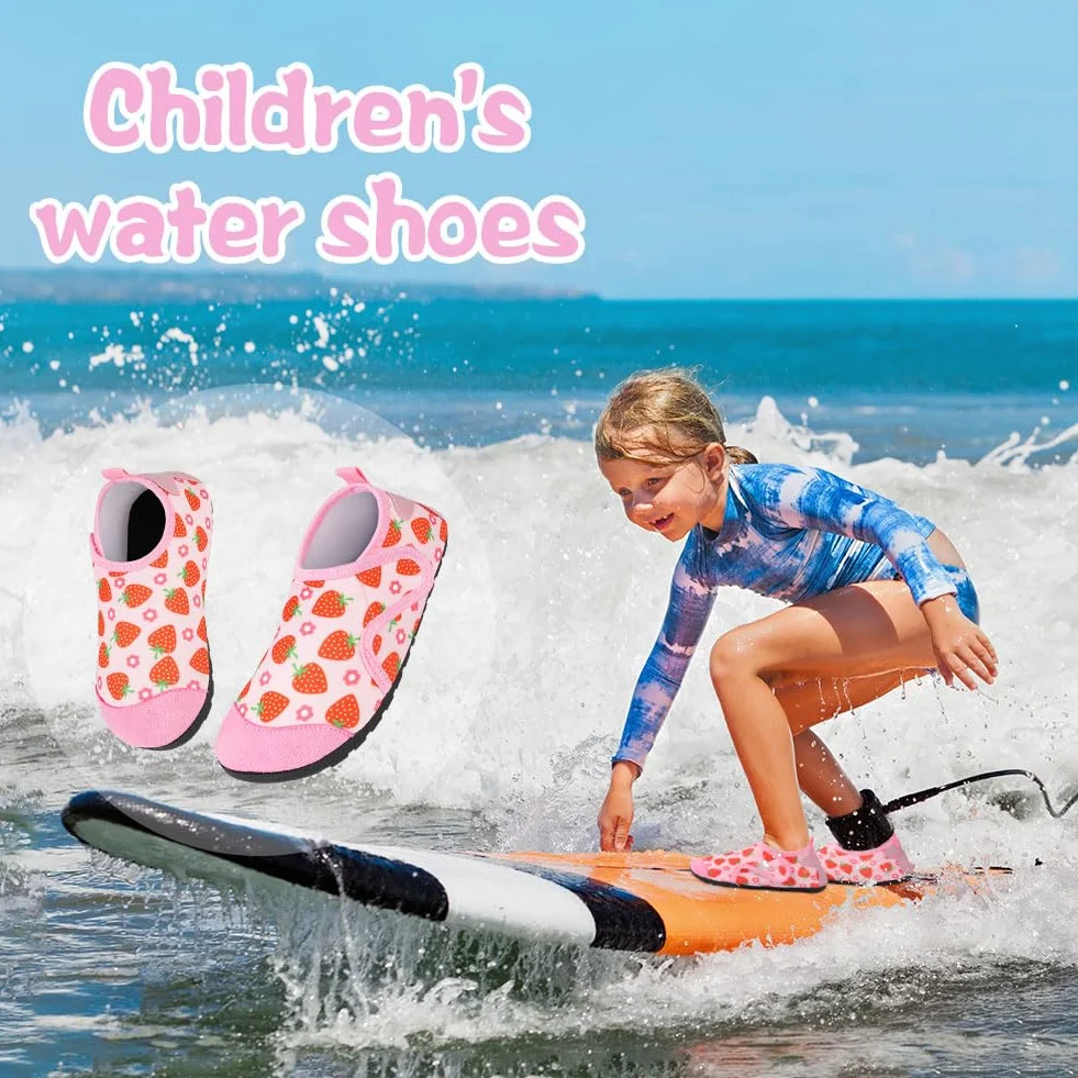 Scarpe da Acqua per Bambini Antiscivolo Asciugatura Rapida Spiaggia Surf Nuoto