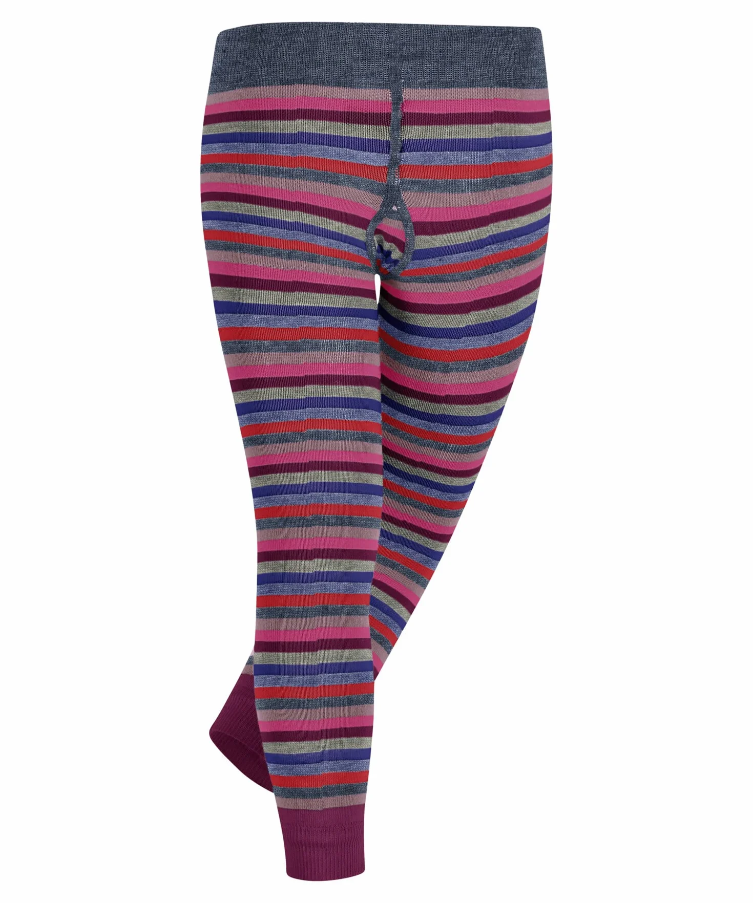 ESPRIT unisex bambini Multi Stripe leggings traspiranti sostenibili biologici cotone coprenti rinforzati motivo fantasia a righe morbidi perfetta vestibilità non scivolano 1 pezzo