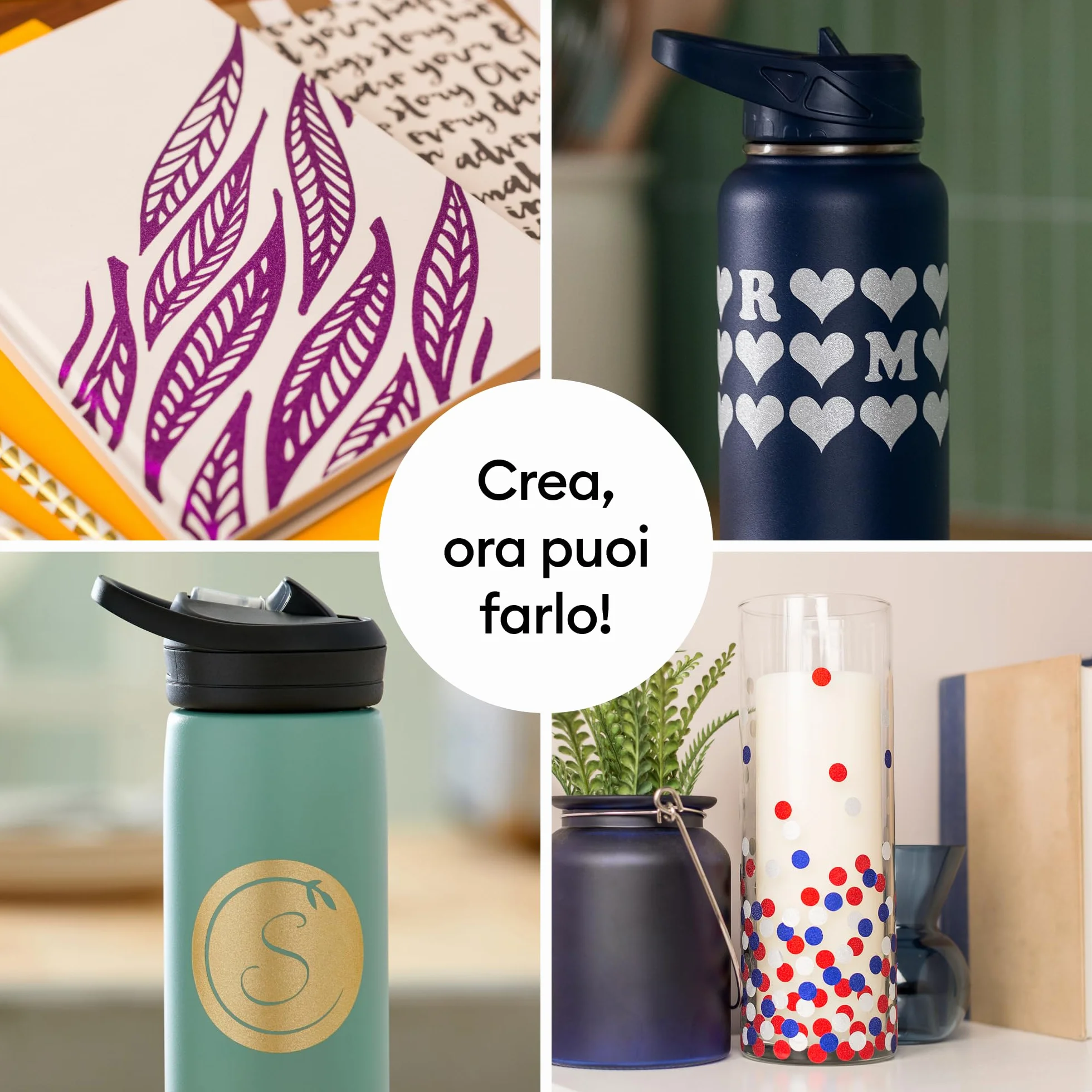 Cricut Vinile Shimmer 30x120cm Argento