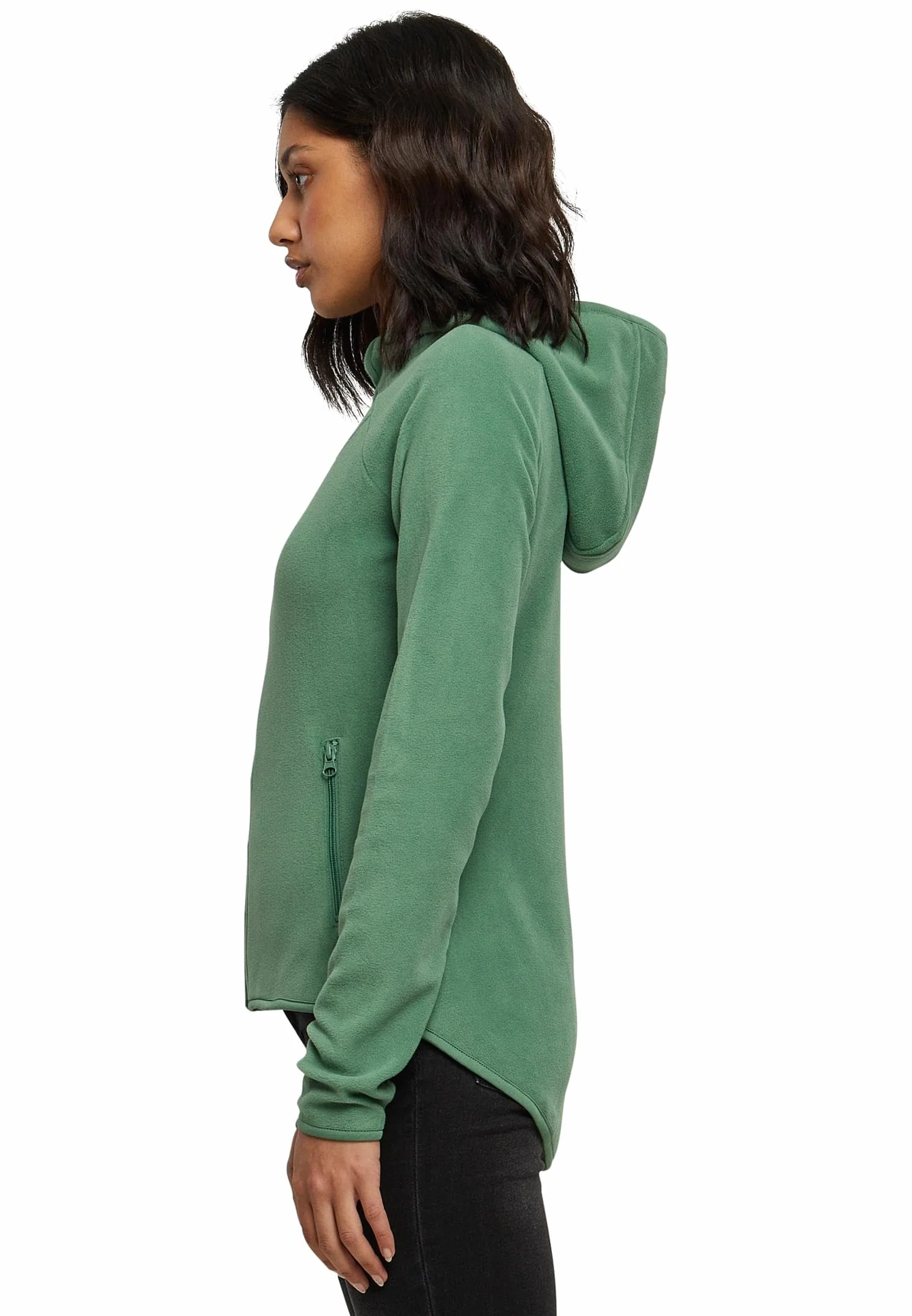 Urban Classics Damen Ladies Polar Fleece Zip Hoody