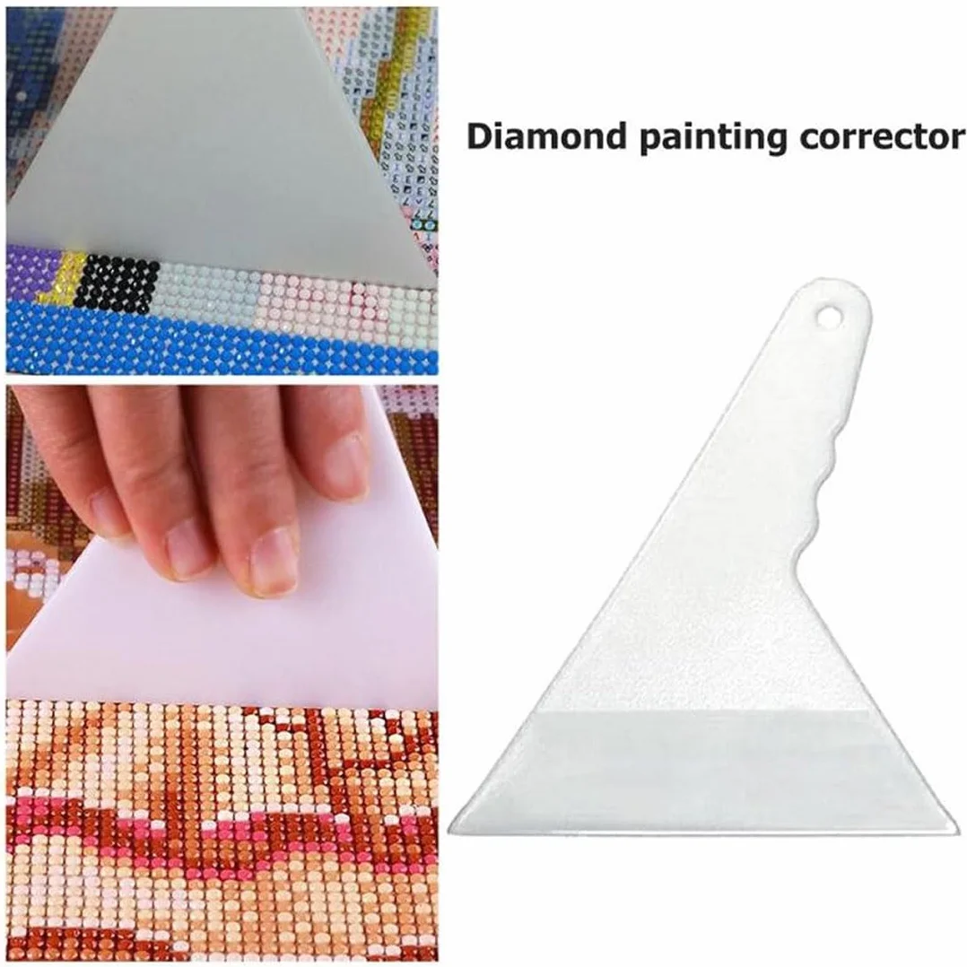 Righello 5D per Pittura con Diamanti a 50 Griglie, Acciaio Inox 31 cm 800 Fori