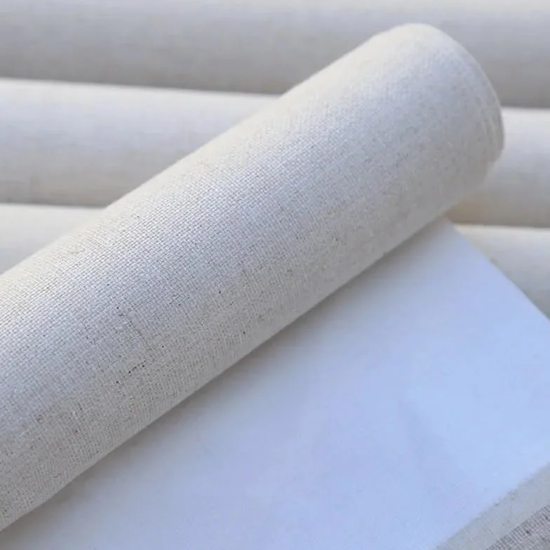 Rotolo di Tela da Pittura Professionale Blank Canvas for la Strato di Pittura Acrilico Pittura a Olio di Tela Biancheria in Tela in Tela Primated Art Forniture for Artista 5m One Roll (Color : 5M lon