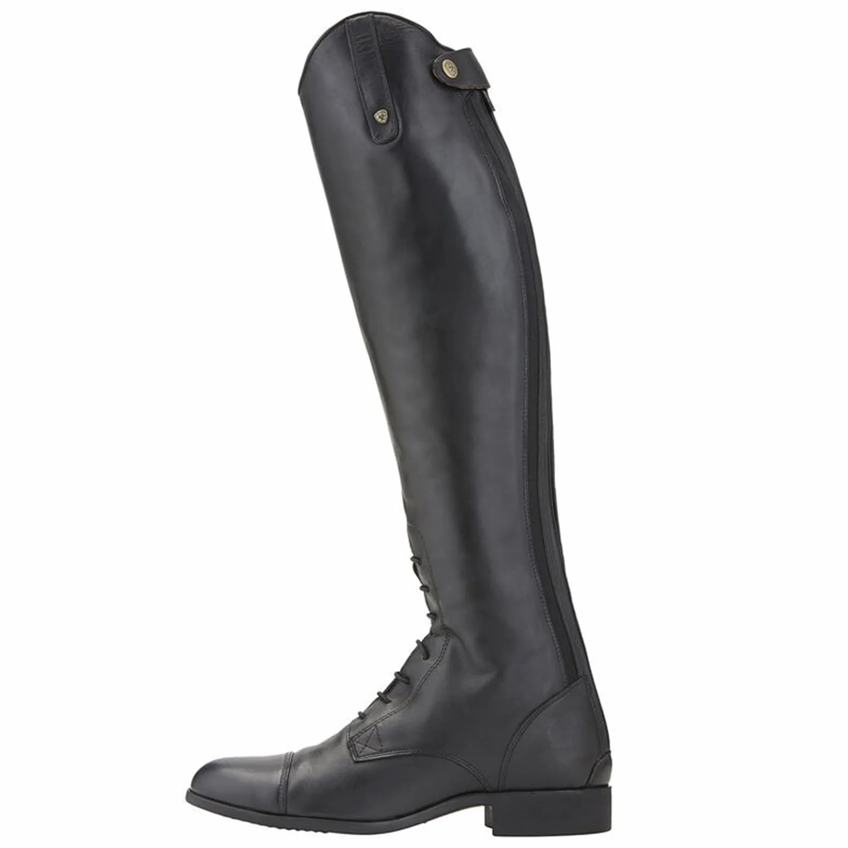 Stivali da Equitazione in Pelle PU con Lacci Donna Uomo Lunghi Principianti