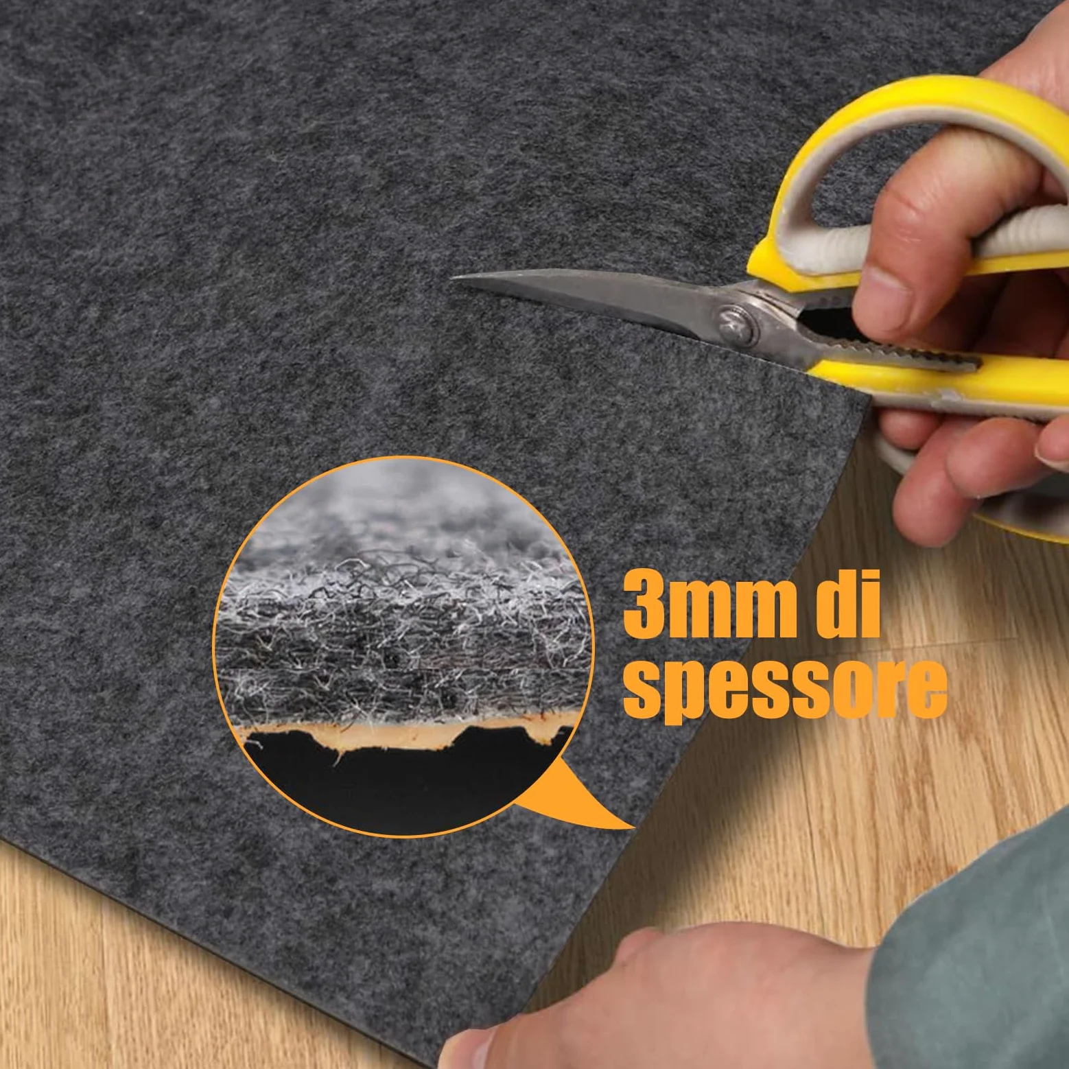 Tappeto Antiscivolo Gomma, 180x280cm sottotappeto antiscivolo per tappeti, protezioni sottotappeto, fermagli per tappeti per pavimenti in legno, mantengono i tappeti in posizione