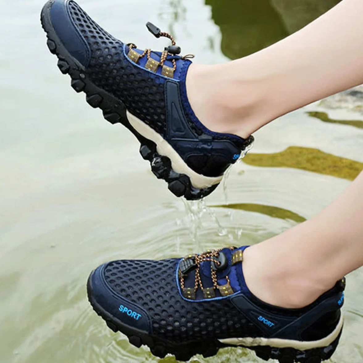Scarpe da Scoglio Uomo Antiscivolo Asciugatura Rapida Acquatici