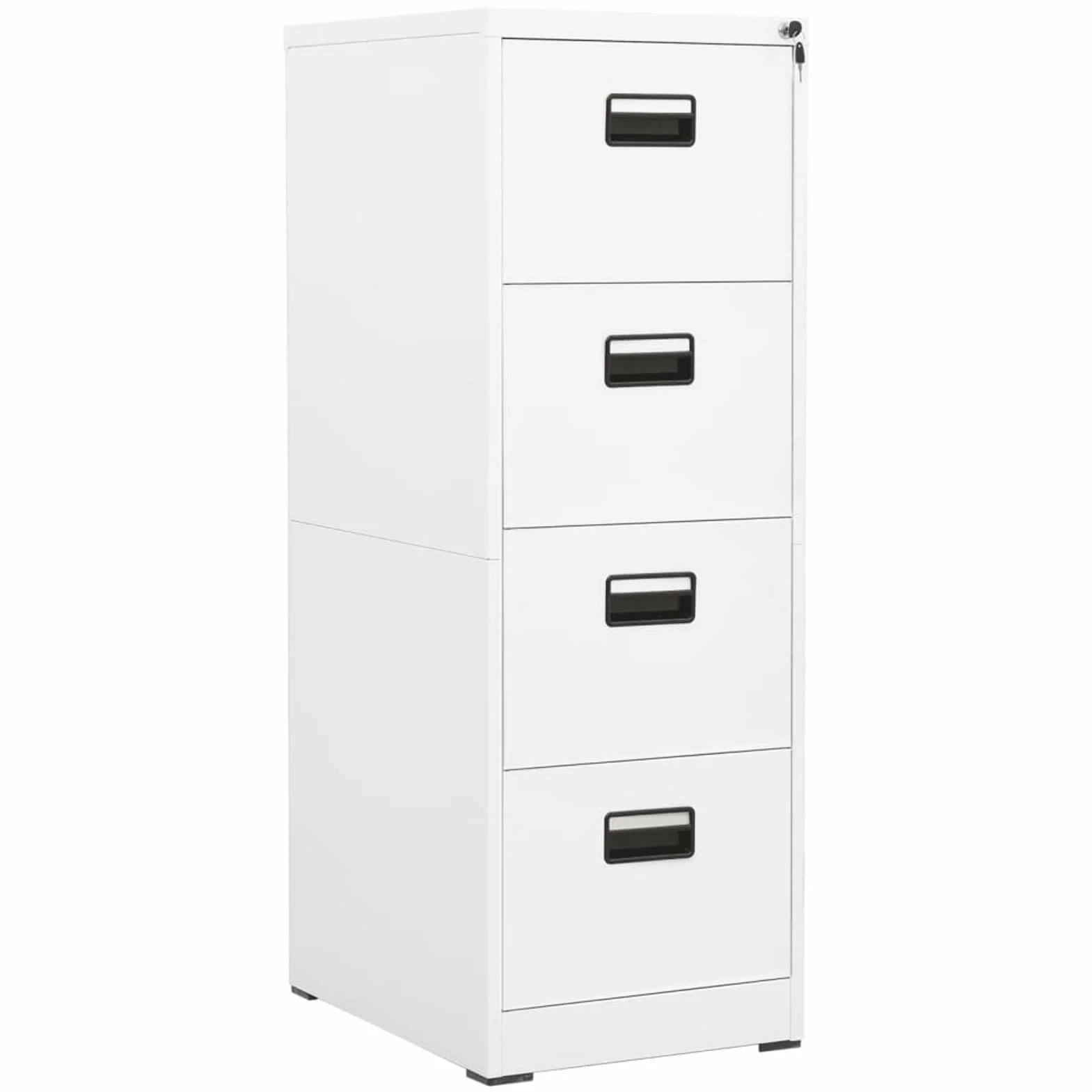 LAPOOH Armadio Classificatore Bianco 46x62x133 cm in Acciaio,Armadio Classificatore,Armadi Archivio,Schedario da Ufficio,Cassettiera da Ufficio(SPU:336278)