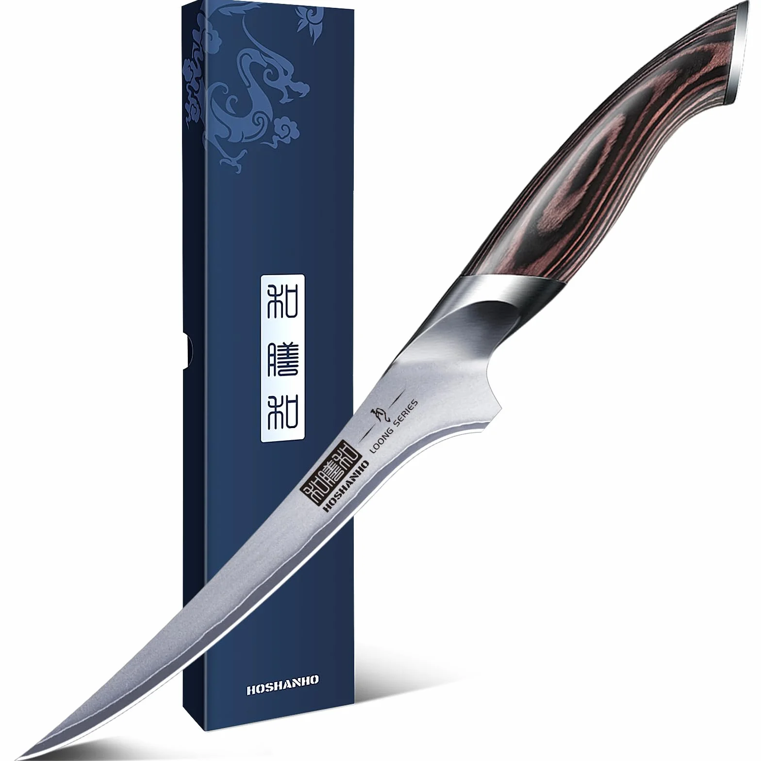 HOSHANHO Coltello per Sfilettare Pesce e Carne 18cm Acciaio Inox