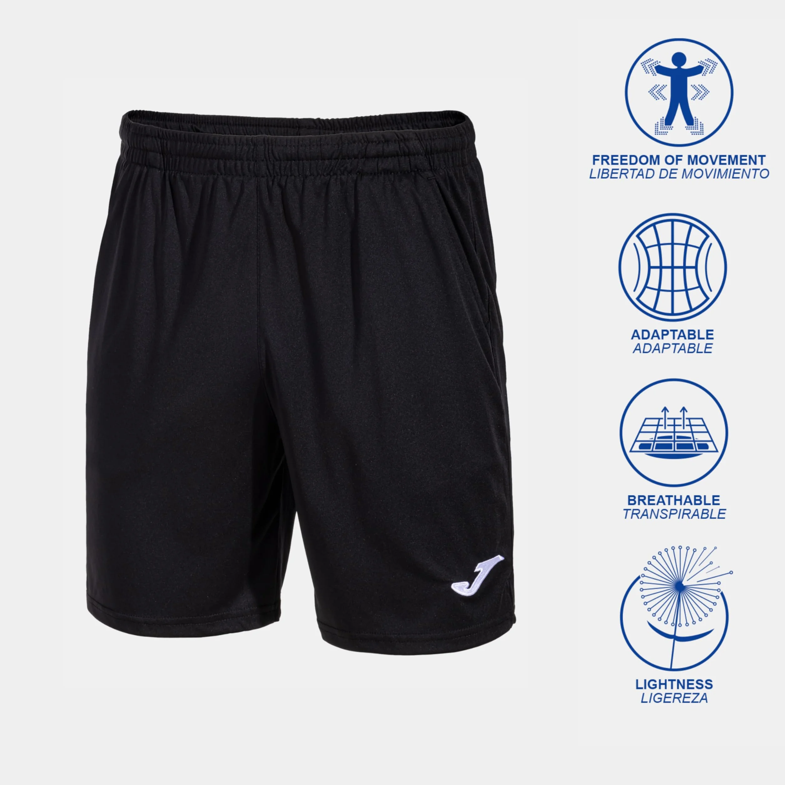 Joma Pantaloncini Sportivi da Uomo Drive – 6XS a 3XL, Tasche, Vita Elastica con Laccetto