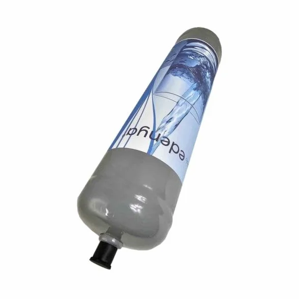TermoidraulicaRV® 4 bombole CO2 monouso e290 uso alimentare acqua frizzante per gasatori e refrigeratori acqua attacco M11x1 Edenya®