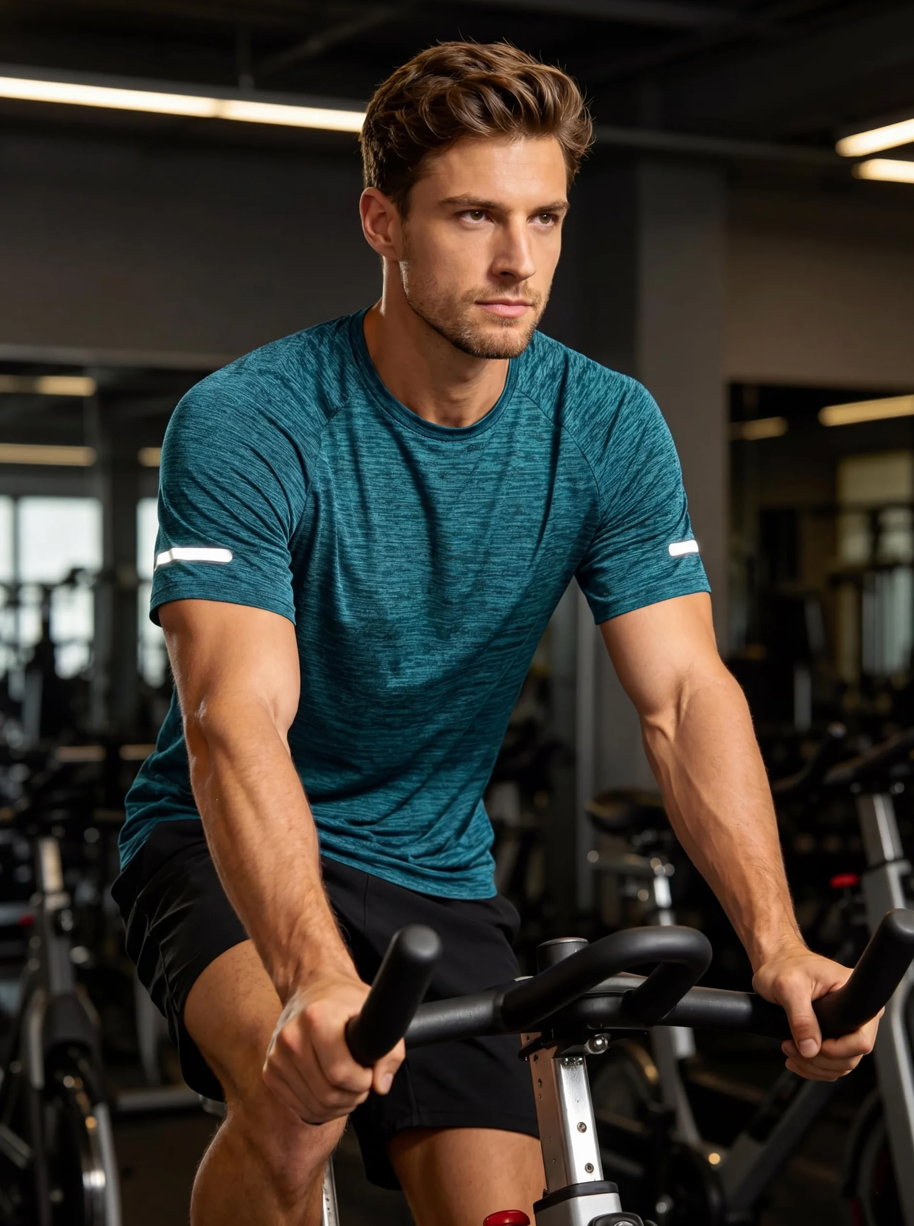 TACVASEN Maglia Uomo Manica Corta T Shirt Tecnica Estive Running Palestra Traspirante