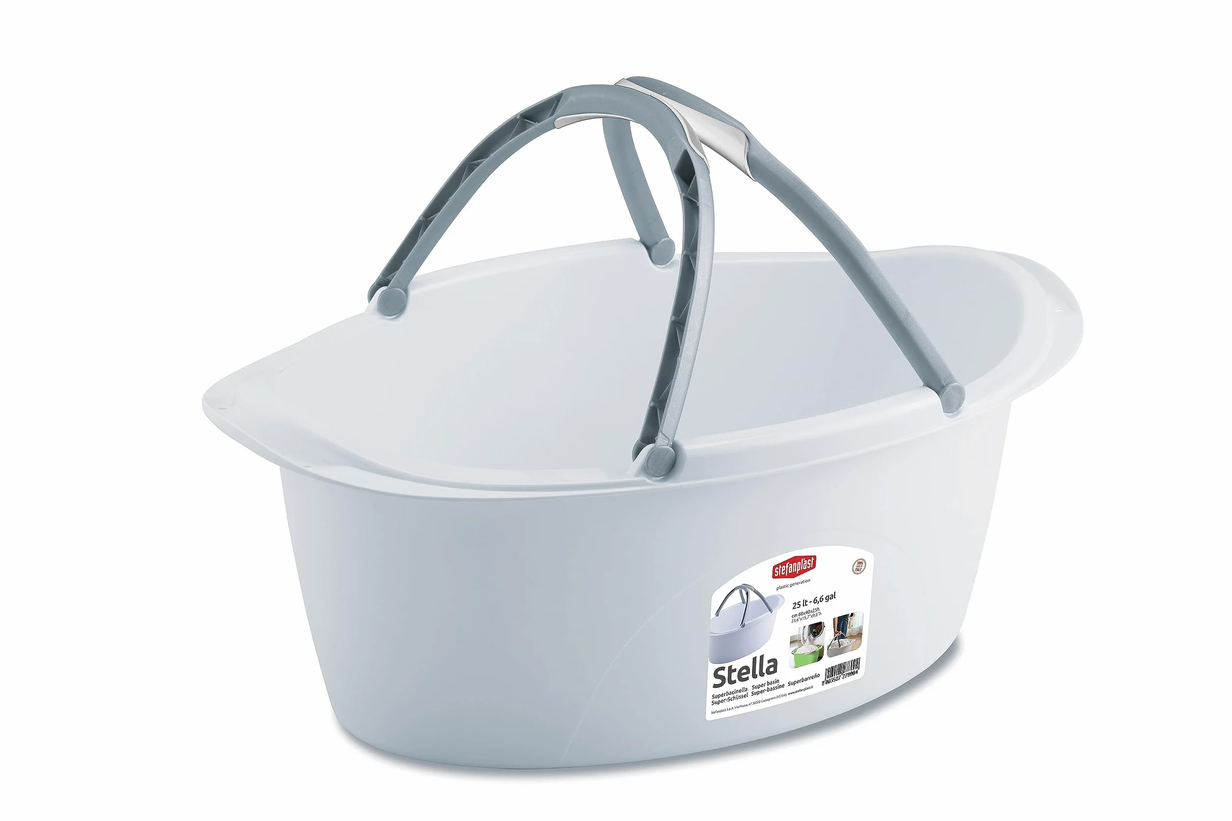 Stefanplast SuperBacinella Ovale, colori assortiti, 1 pezzo