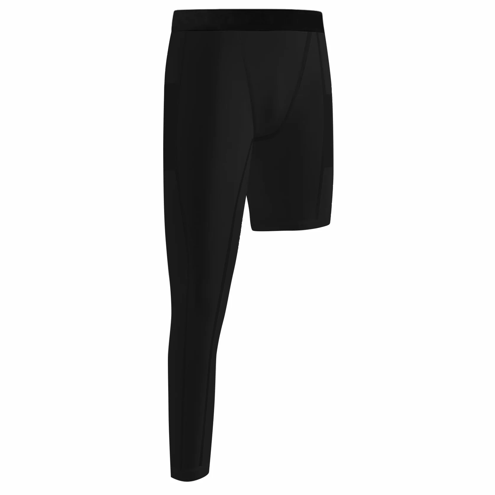 Legging di Compressione dei Ragazzi Leggings A Una Gamba Sportiva Strato di Base di Basket Pantaloni da Yoga in Palestra per Ragazzi per Il Calcio di Allenamento Atletico Che Corre