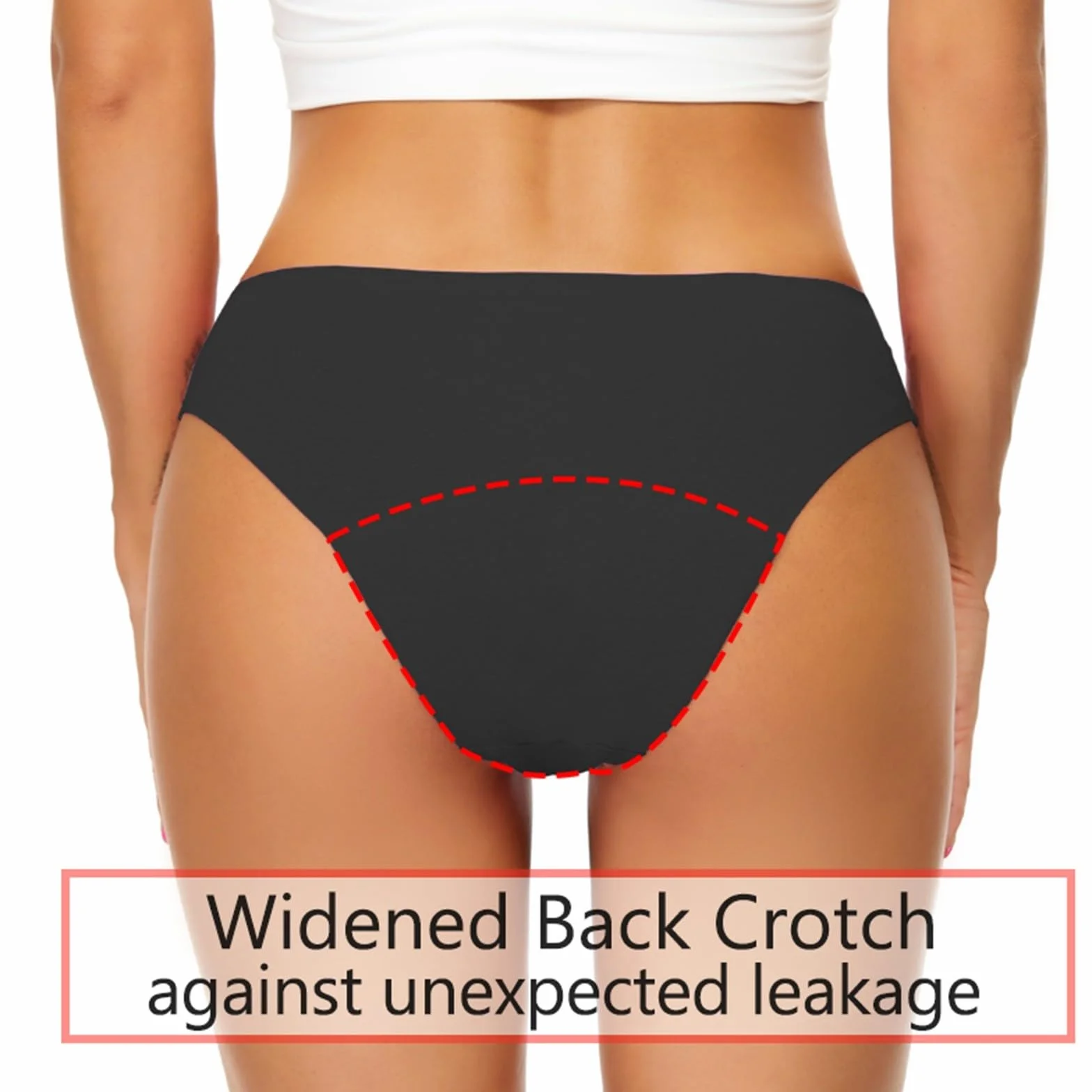 duaicnvow Costume da Bagno Mestruale per Ragazze e Adolescenti,Pantaloni da Nuoto per Il Periodo,Costumi da Bagno Donna Bikini a Vita Alta, Bikini Donna Mestruale Basic Sli,Slip del Bikini del Periodo