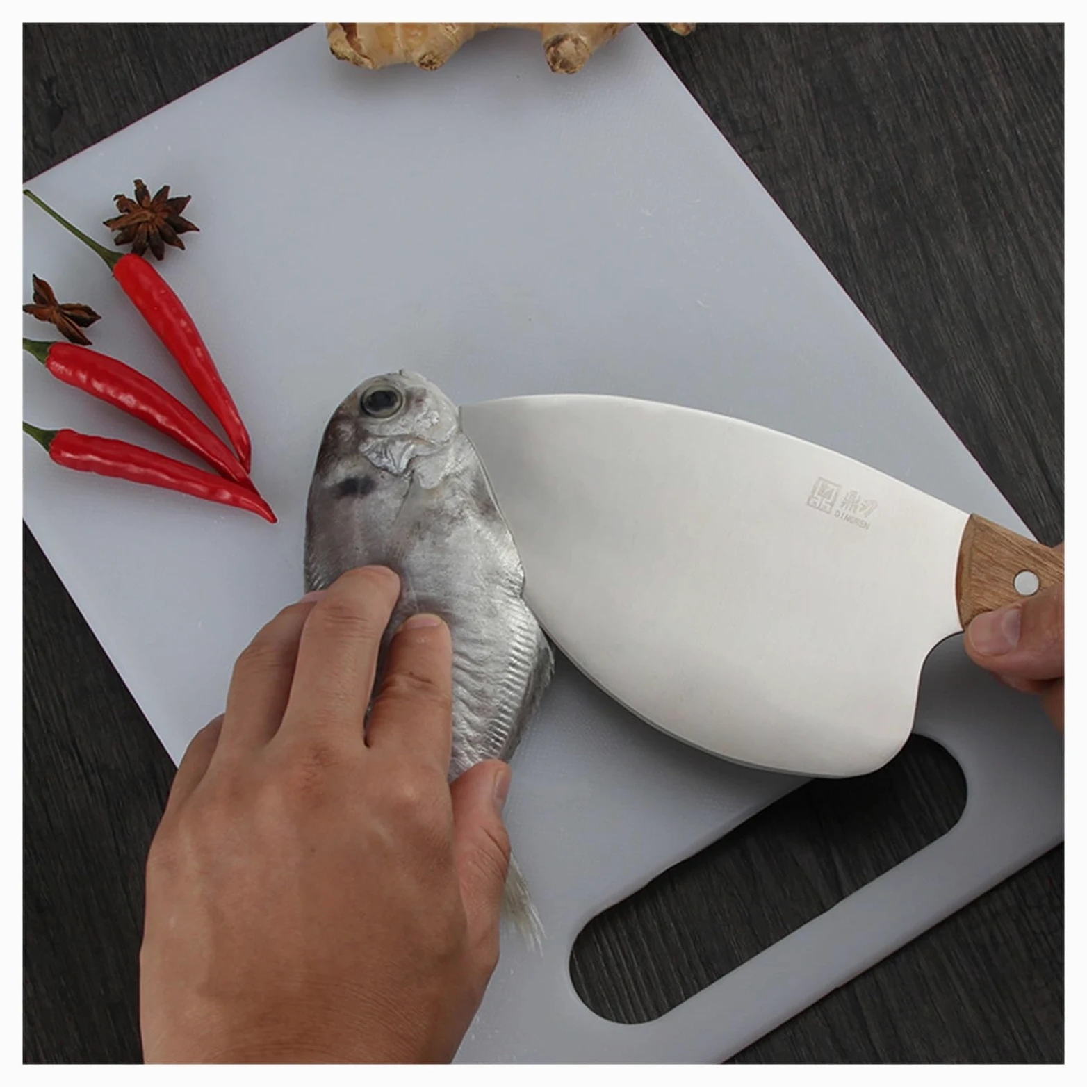 Coltello da sfilettatura affilato for la pancia a lama tonda for affettare frutti di mare, pesce, prodotti acquatici, strumento for la lavorazione, coltelli for esche da pesca