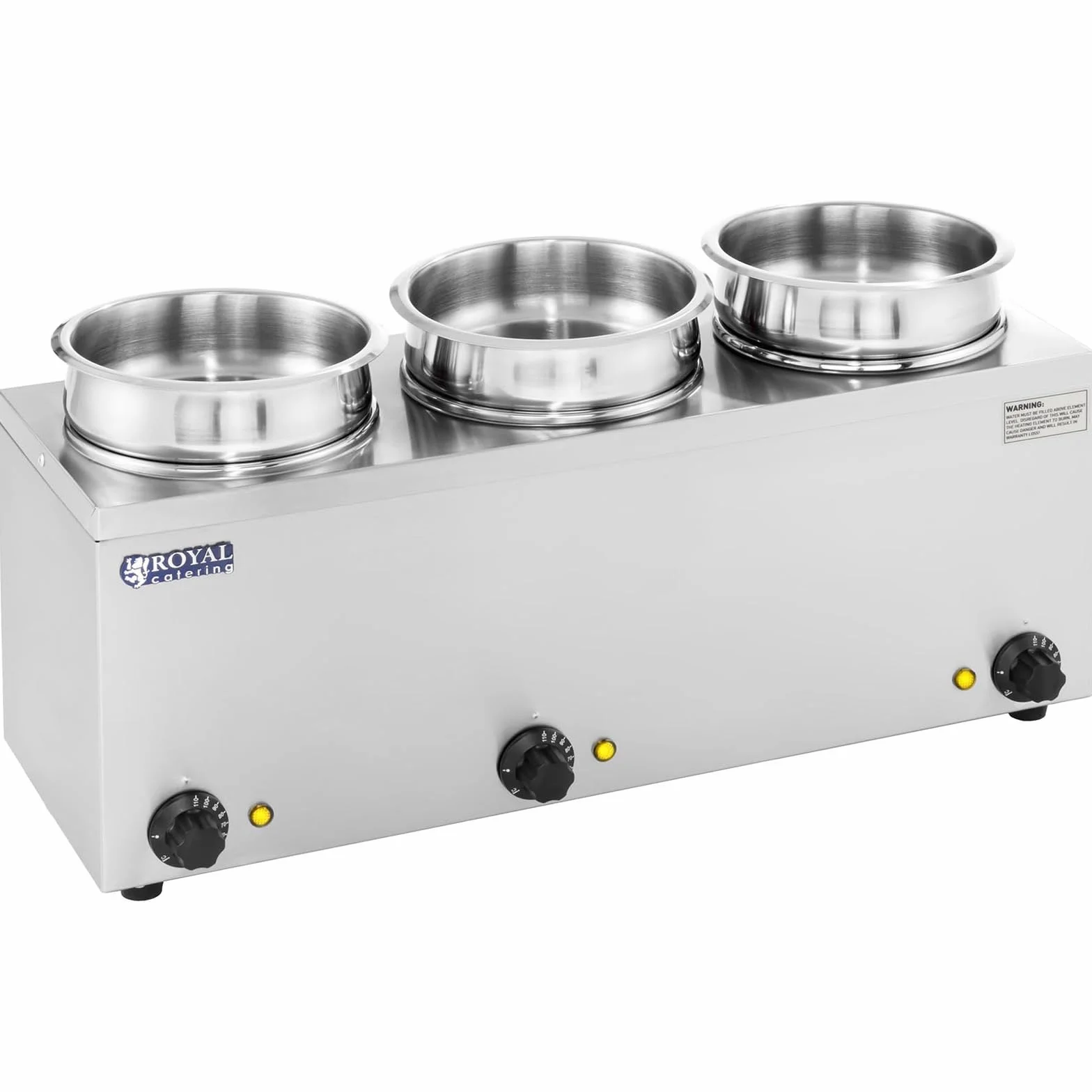 Royal Catering - RCBM-3/4R - Stazione elettrica per zuppe - 8,25 L