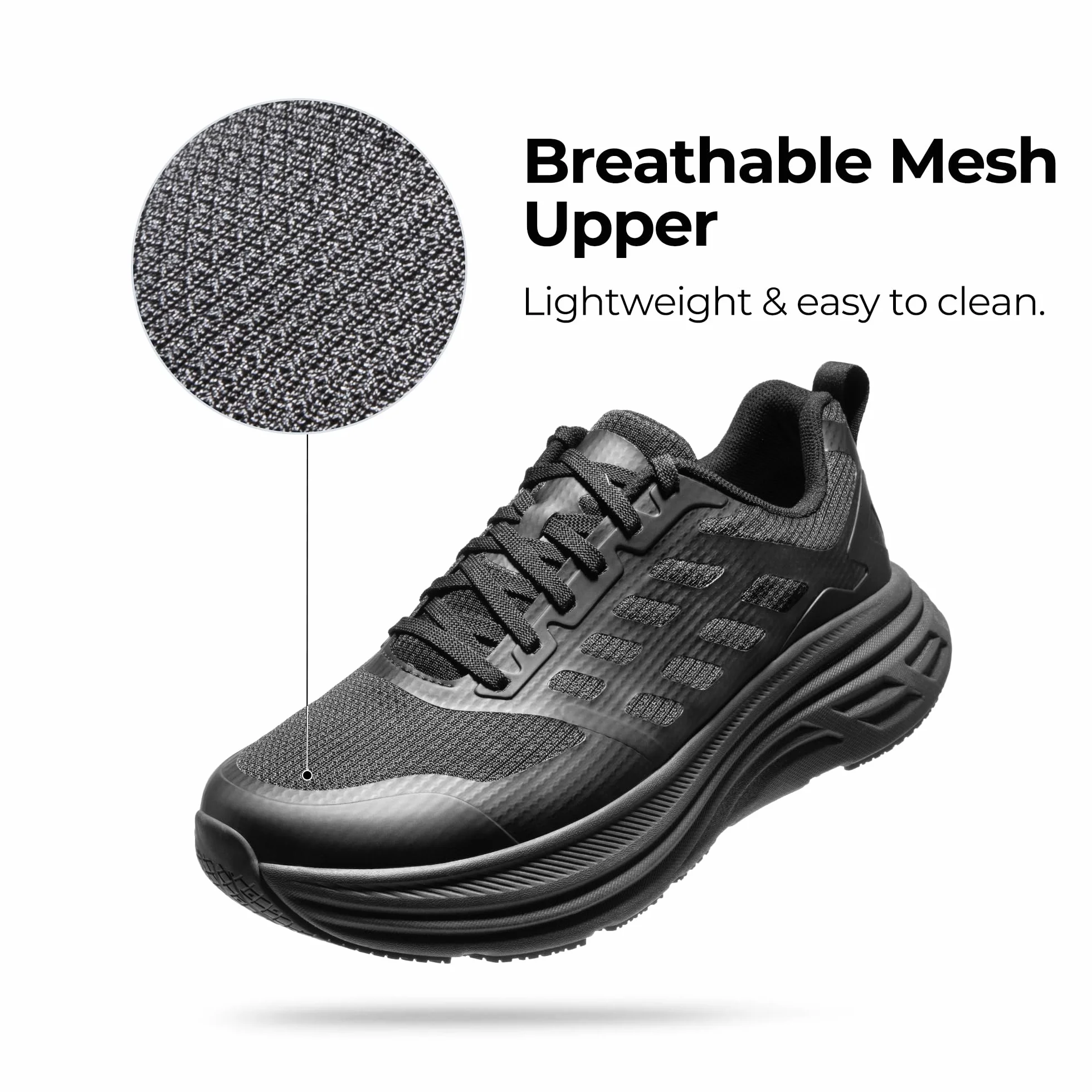 NORTIV 8 Scarpe da Ginnastica da Uomo Scarpe da Corsa Scarpe Sportive da Trekking Leggere e Traspiranti a Mani Libere