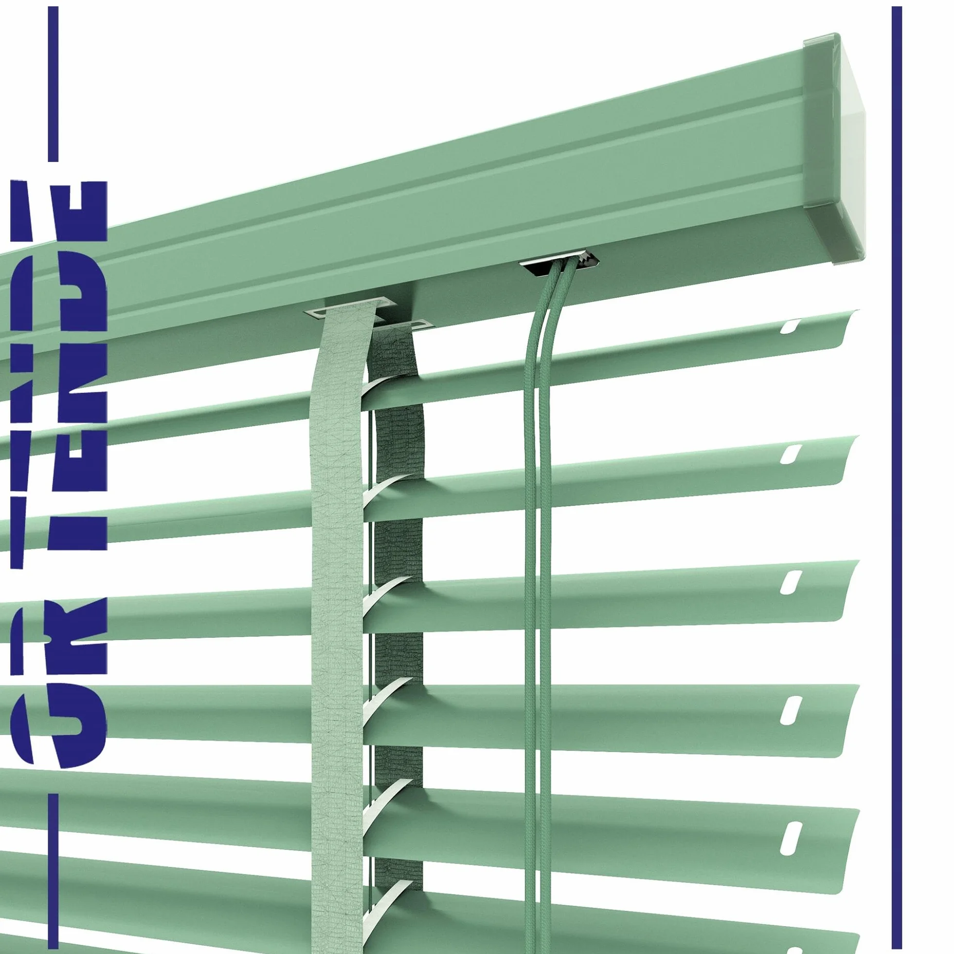 OR TENDE - Tenda Veneziana da 50 mm 260x230 cm Su Misura Personalizzata con Nastro in Plastica per esterno facile montaggio Made in Italy