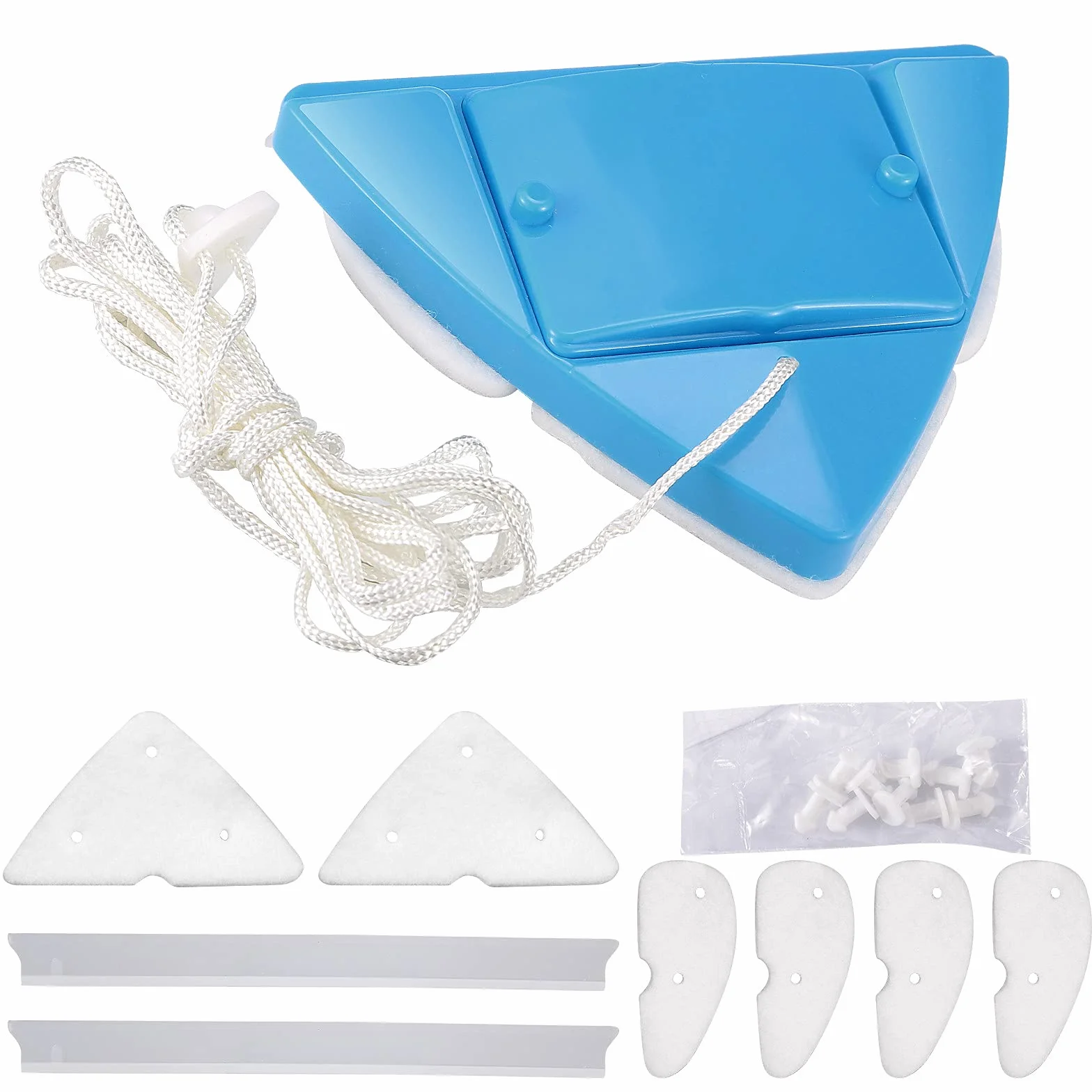 Detergente per vetri a doppia faccia Tergicristallo 5 Spazzola per pulizia magnetica regolabile per Vetro Spessore 4-28mm Strumento per la pulizia magnetica del vetro