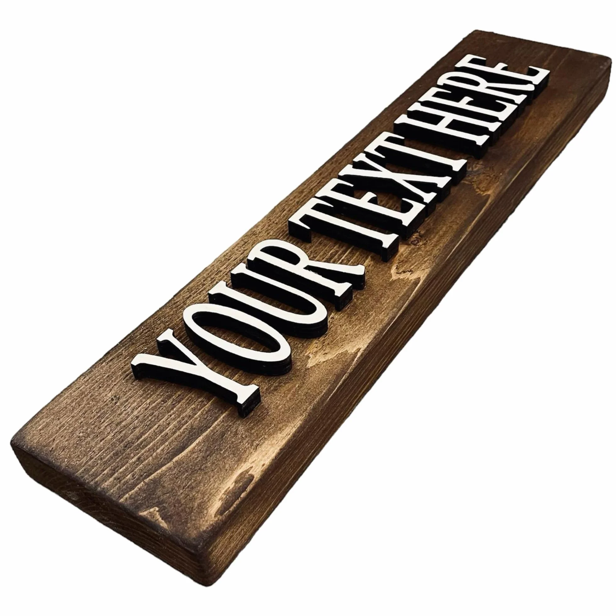 Insegna in legno personalizzata