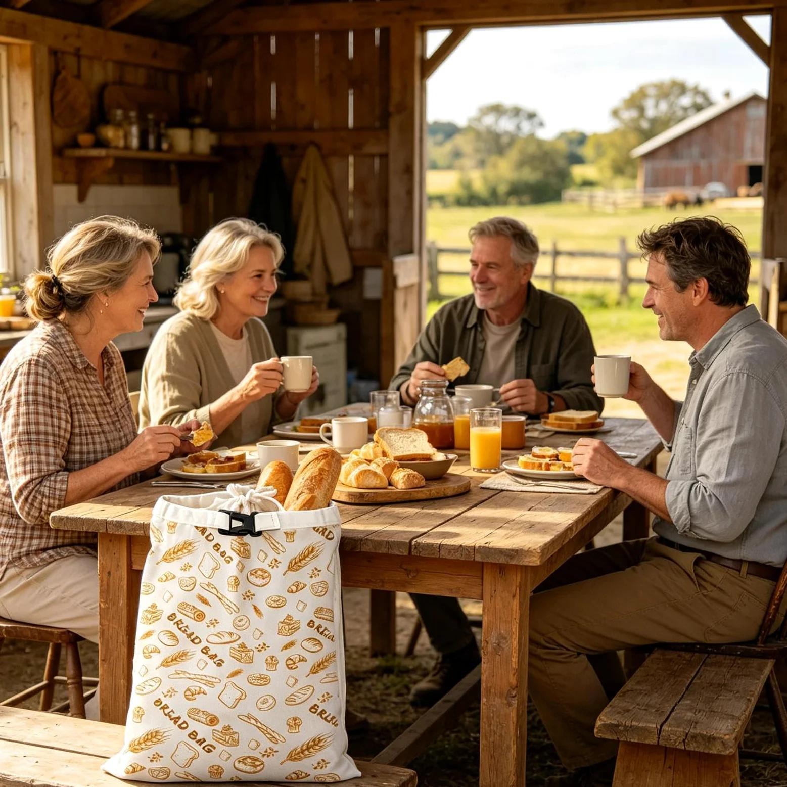 Sacchetti per pane | Contenitore per panetteria | Sacchetti per pane fatti in casa | per shopping all'aperto conservazione degli alimenti cucina quotidiana cucina casa