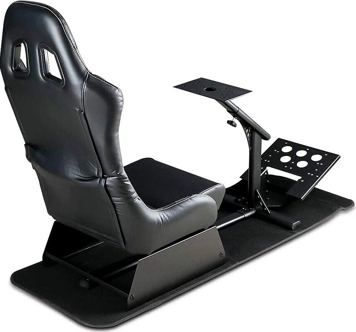 Dishot Driving Cockpit - Seggiolino da corsa con supporti per volante e pedali, per PS4, Xbox One, PC, PS3