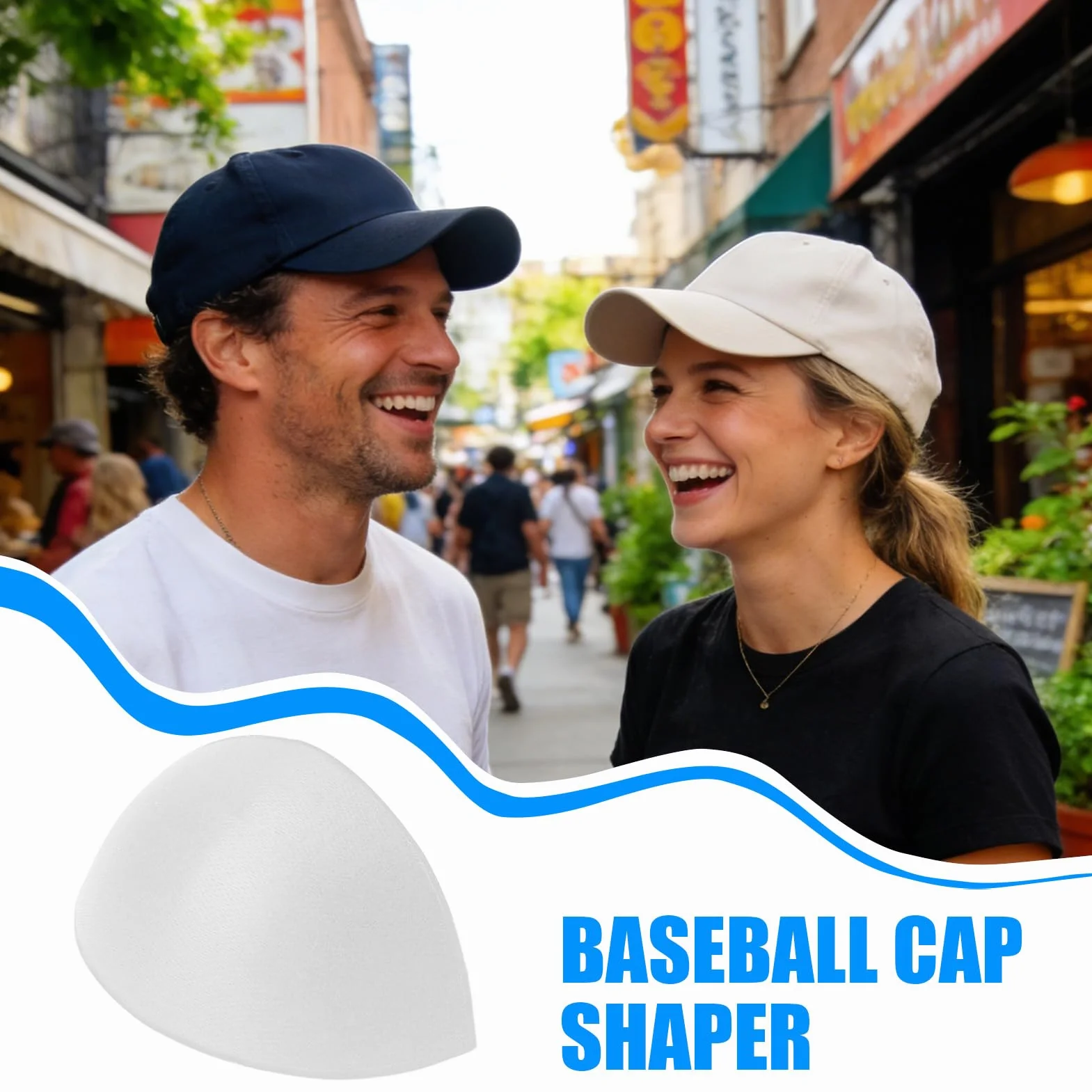 Generico Shaper di Supporto Interno per Cappuccio - Inserto per Cappello da Baseball Invisibile e Traspirante, mantenitore della Struttura del Pieghevole e Riutilizzabile | Protezione dalla Forma
