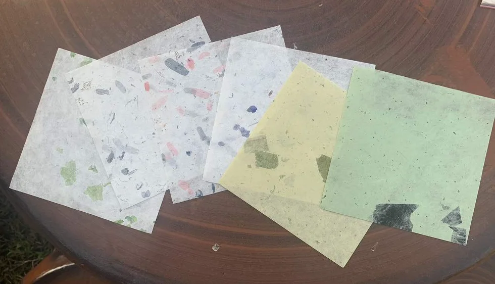 Carta di Gelso 50 Fogli Quadrati per Origami Fai da Te