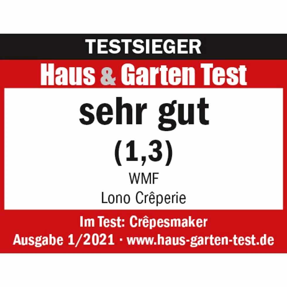 WMF Lono Crepes Maker 1600 W 33 cm Antyadherent Creperie