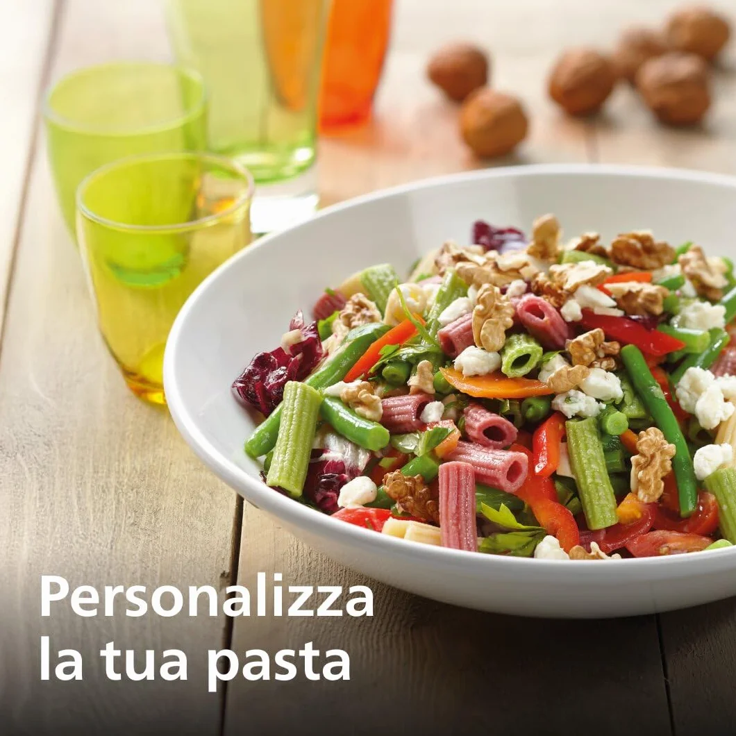 Philips Serie 7000 Macchina per la Pasta ProExtrude 8 Trafile Nero HR2665/93