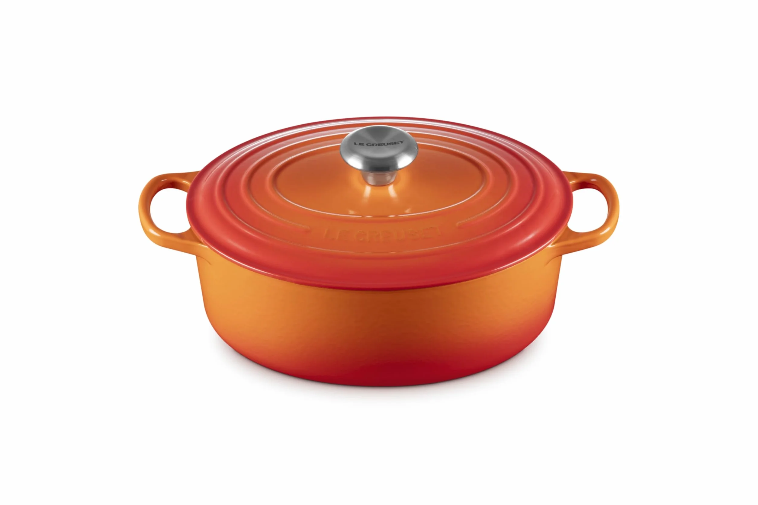 Le Creuset Casseruola Evolution in Ghisa con Coperchio, diameter 27 cm, Arancione, 21178270902430