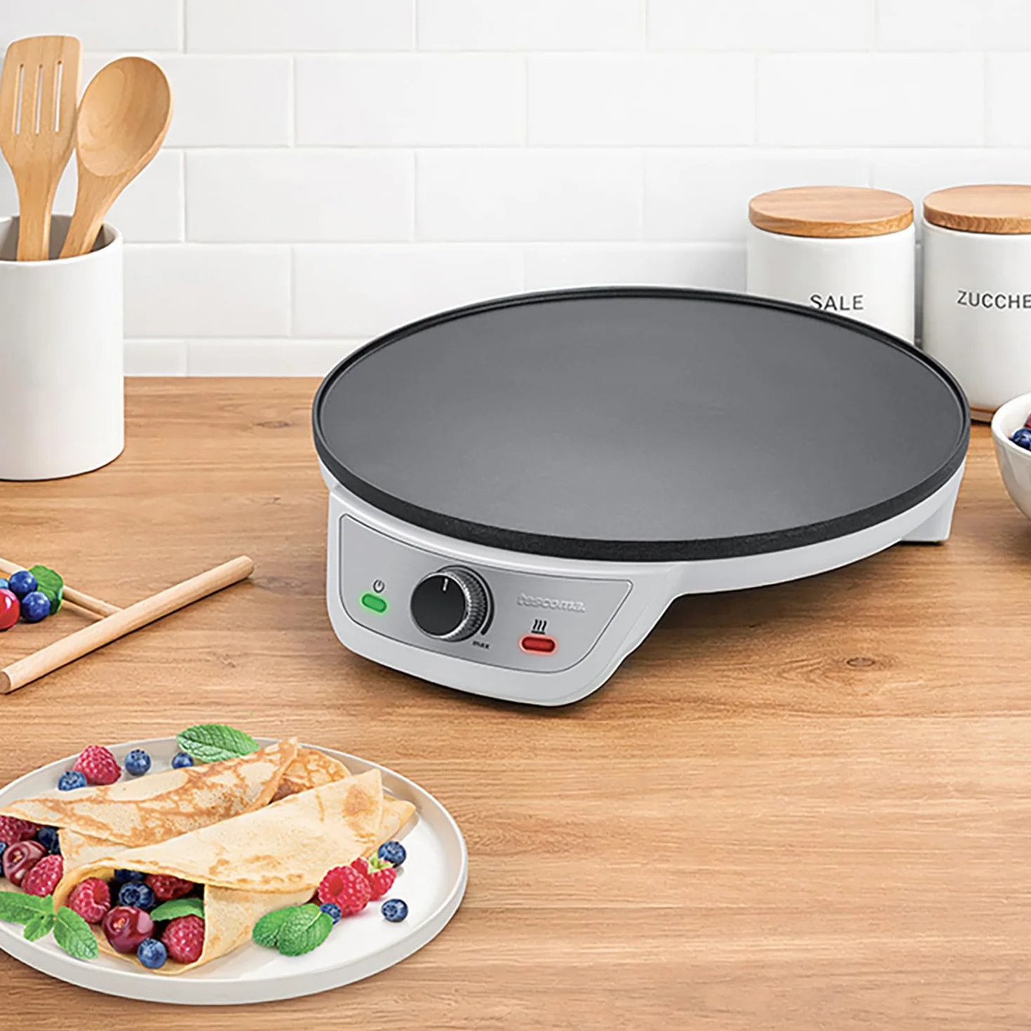 Tescoma GrandChef Crepiera elettrica per crepes e omelette