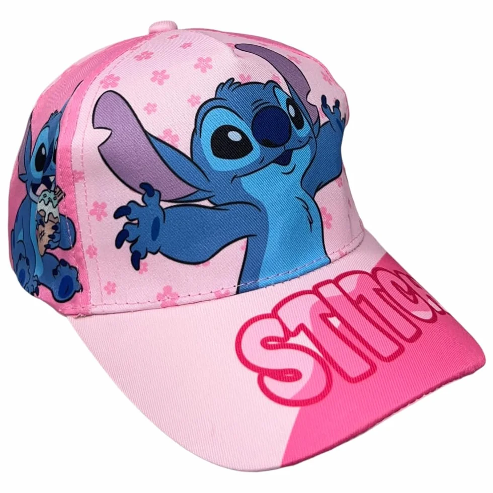 Cappello con Visiera da Ragazzo Bambino Berretto da Baseball Regolabile Stitch