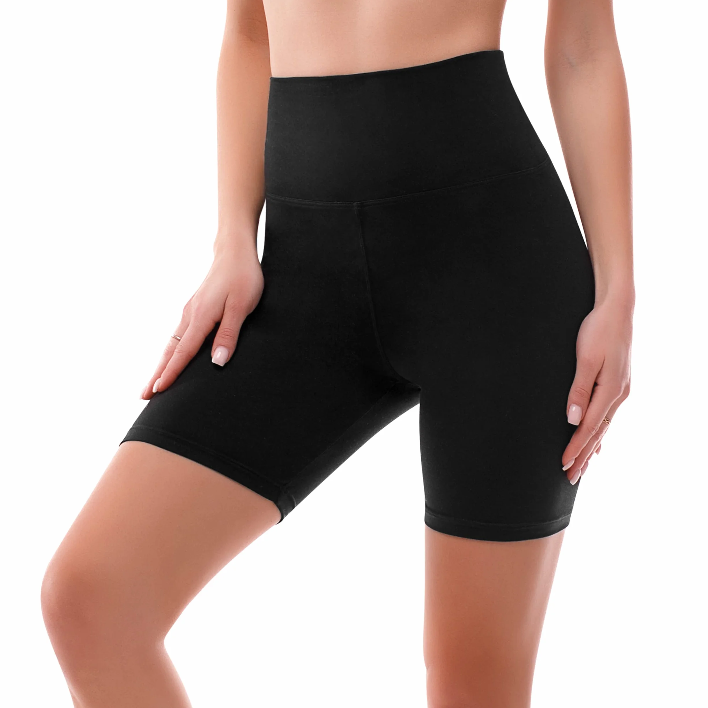 SINOPHANT Pantaloncini Donna Vita Alta Morbidi Corti Hotpants per Yoga Ciclismo Corsa Allenamento