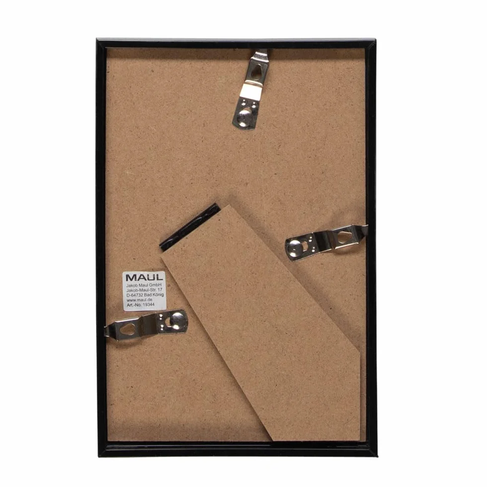 MAUL cornice foto 15x21 cm MAULart plastica con intarsio passe partout nera