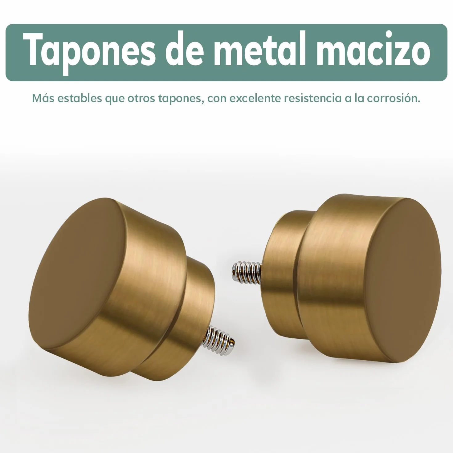Asta per Tende Allungabile 80-218 cm Ottone 25 mm Soffitto Parete Metallo