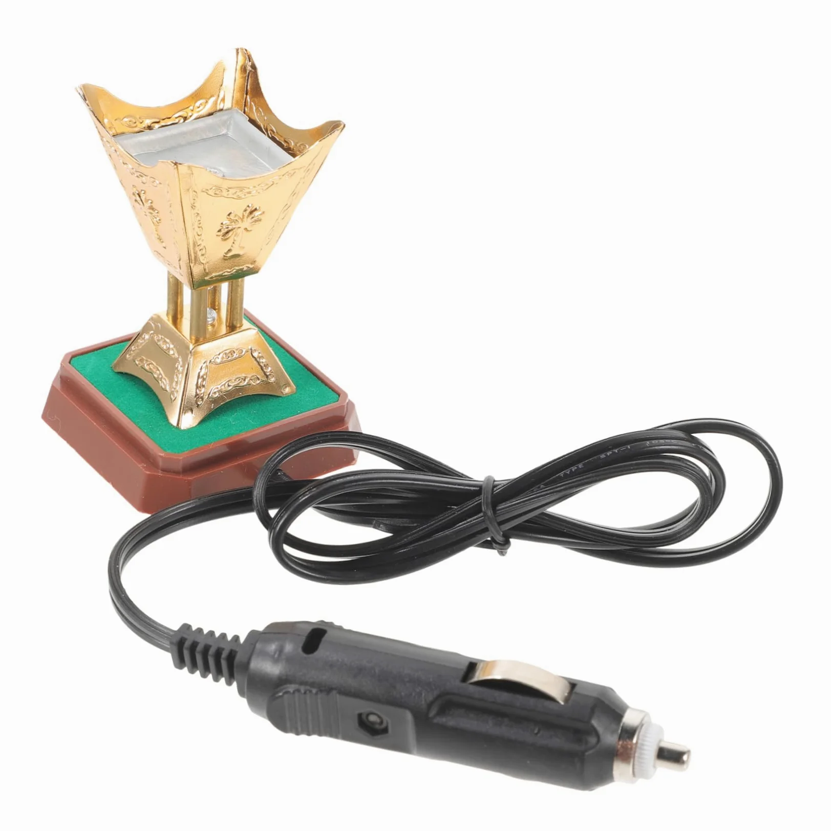 Didiseaon 5 Pezzi bruciatore di incenso aromatico sanifica aria profumatore auto bruciatore di incenso elettrico di da tavolo arredamento incensiere porta incensiere