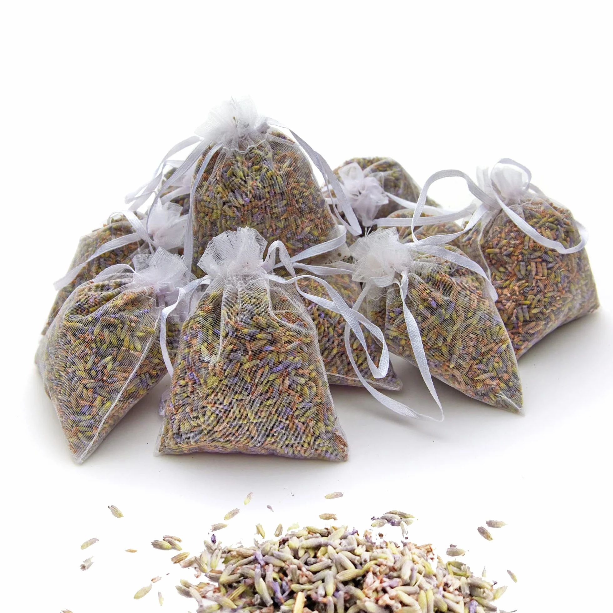 OLILLY Raccolta 2025-12 Sacchetti con Lavanda di Provenza (Bianco, 12 Sacchetti)