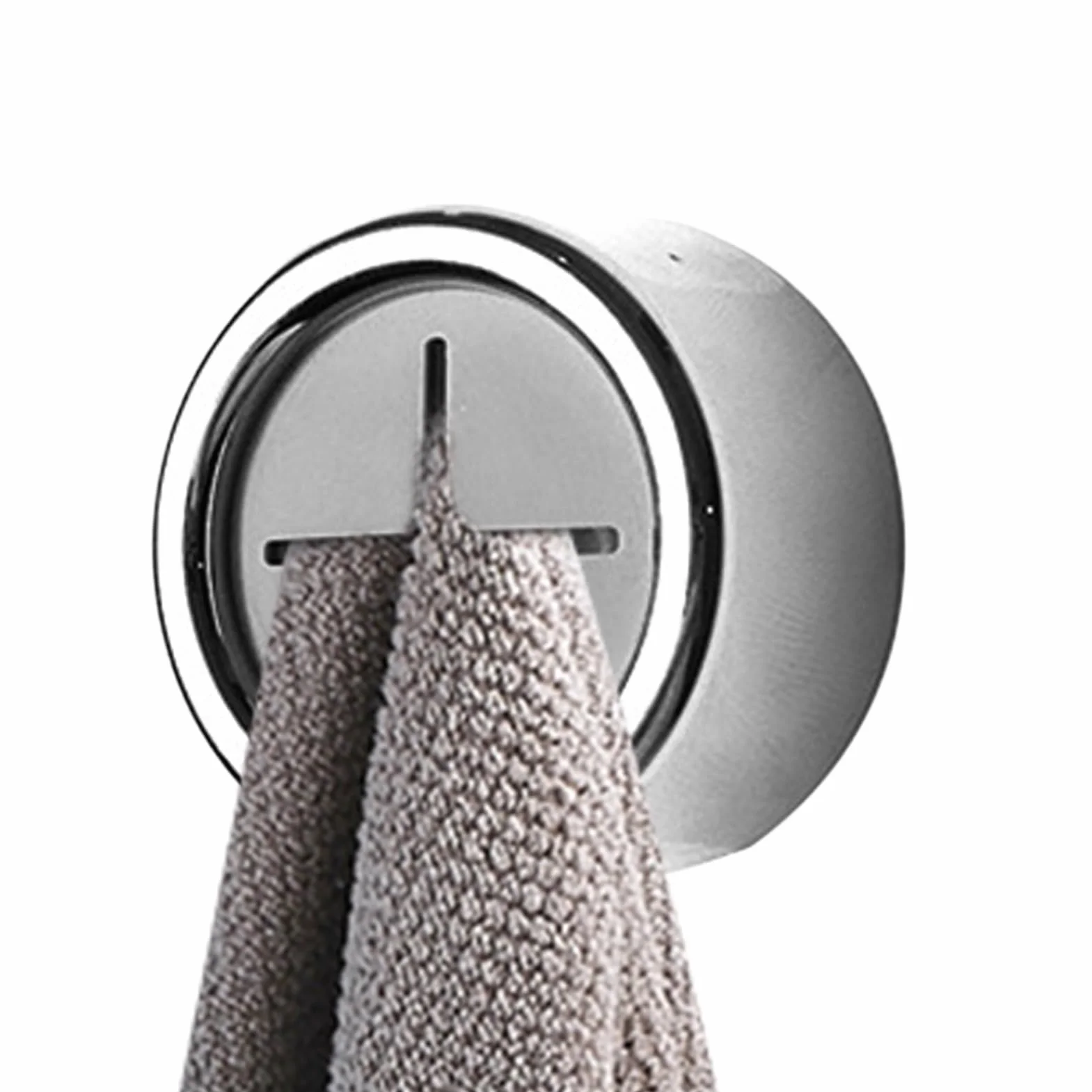 Porta Strofinacci da Cucina con Ganci Adesivi per Asciugamani, Ripiano da Parete per Doccia e Armadietto