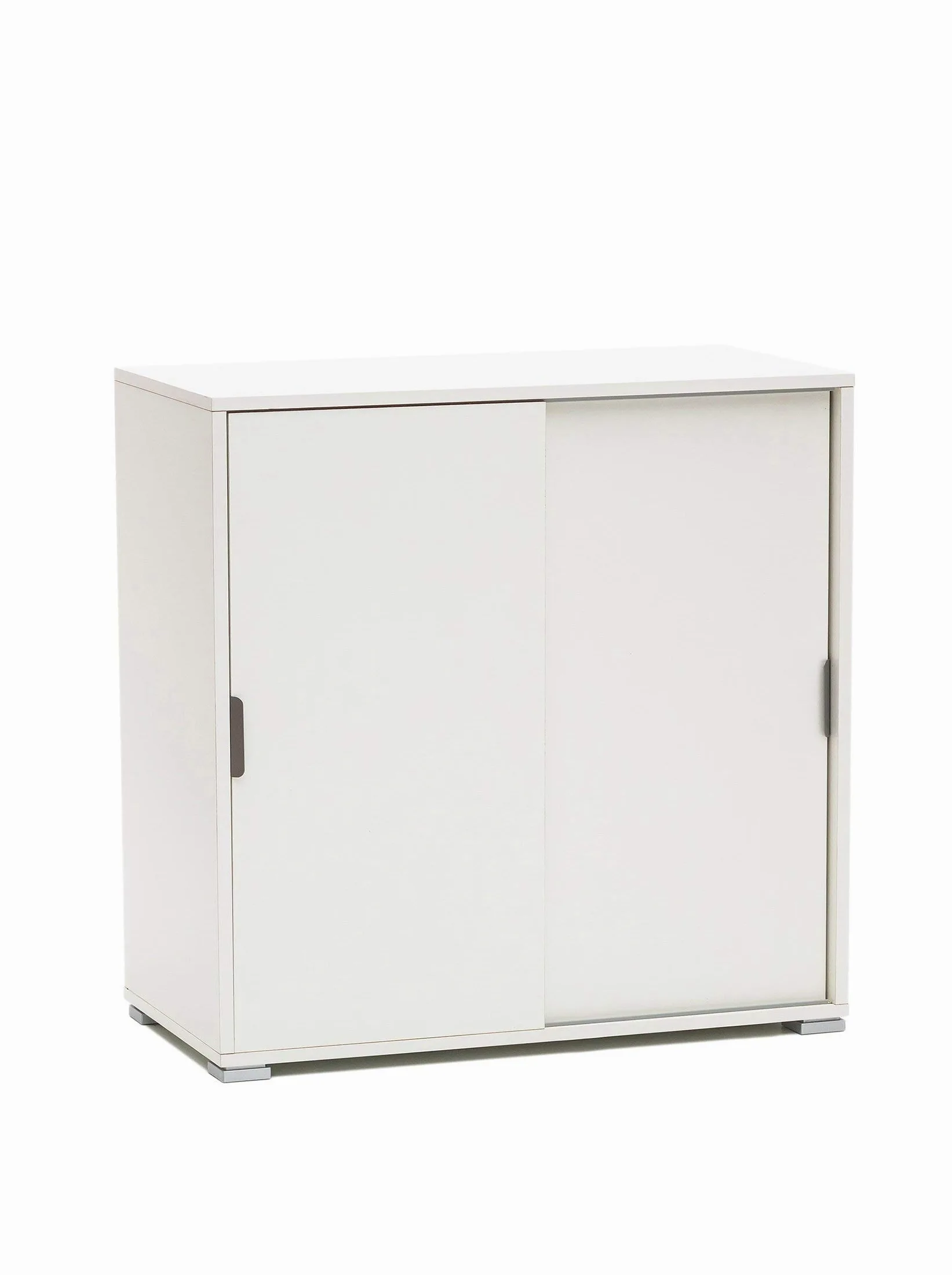 MeMi Me204BIA ante scorrevoli. Scarpiera.mobiletto . Gia' montato ,Legno, Bianco, 38x75x85 cm