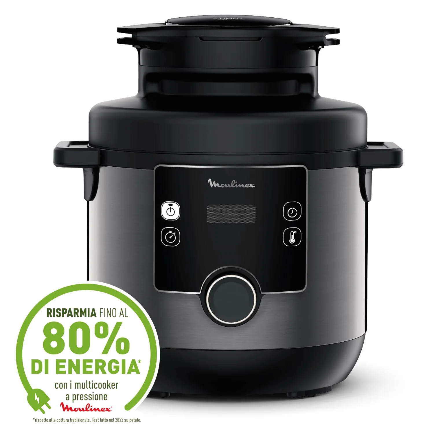 Moulinex Turbo Cuisine Multicooker 15-in-1 7.6L Friggitrice ad Aria Cottura a Pressione CE7788