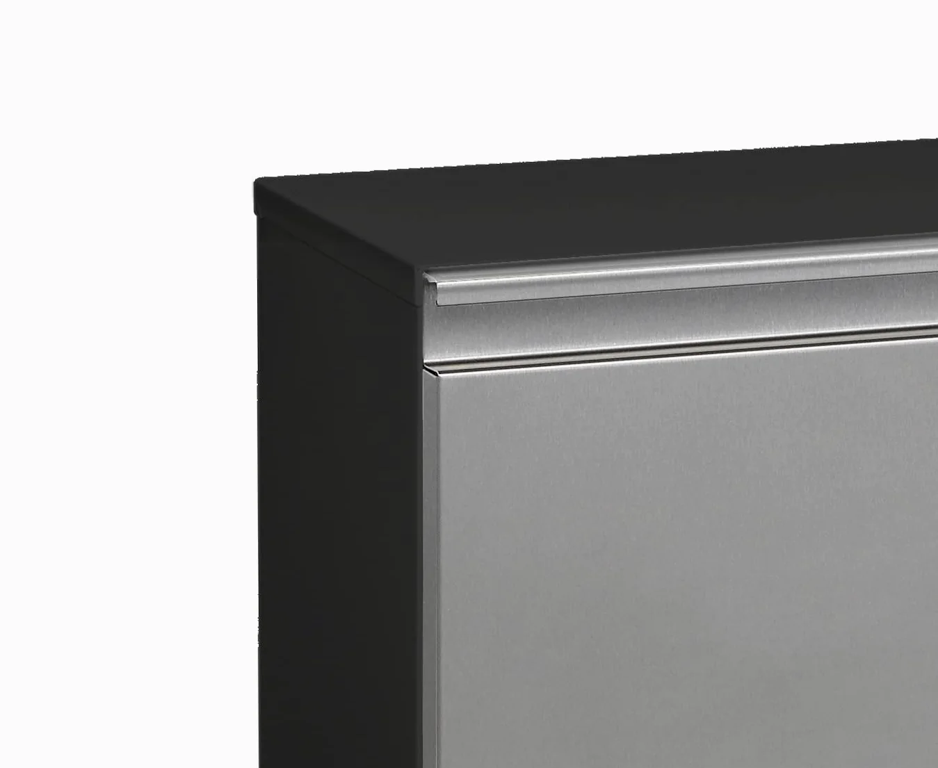 Arregui Vario CR305 Pattumiera Differenziata 3 Scomparti | 3 x 16L (48L) | Contenitore in Acciaio Inox | Mobile per Raccolta Differenziata | Cestino per Spazzatura da Cucina e Ufficio