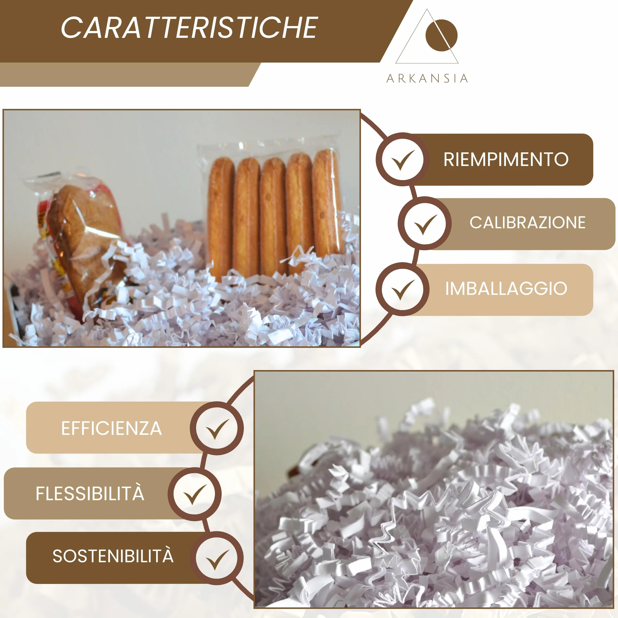 Carta Kraft Triturata 500g Bianco Riempimento Scatole Regalo Imballaggio Protezione Decorazione