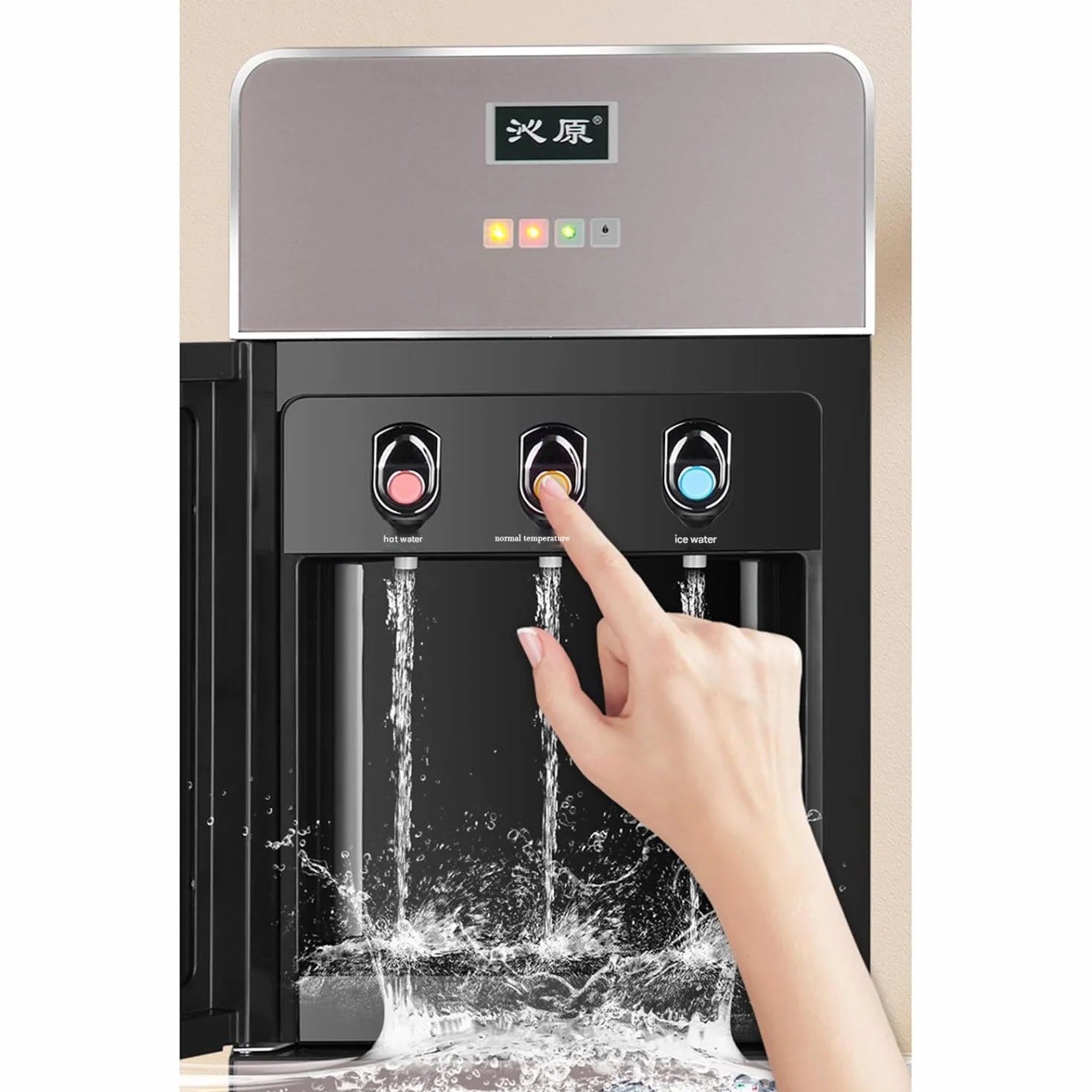 Erogatore Acqua Freddo/Caldo/Temperatura Ambiente Autoportante 3 Impostazioni B2 105cm x 31cm